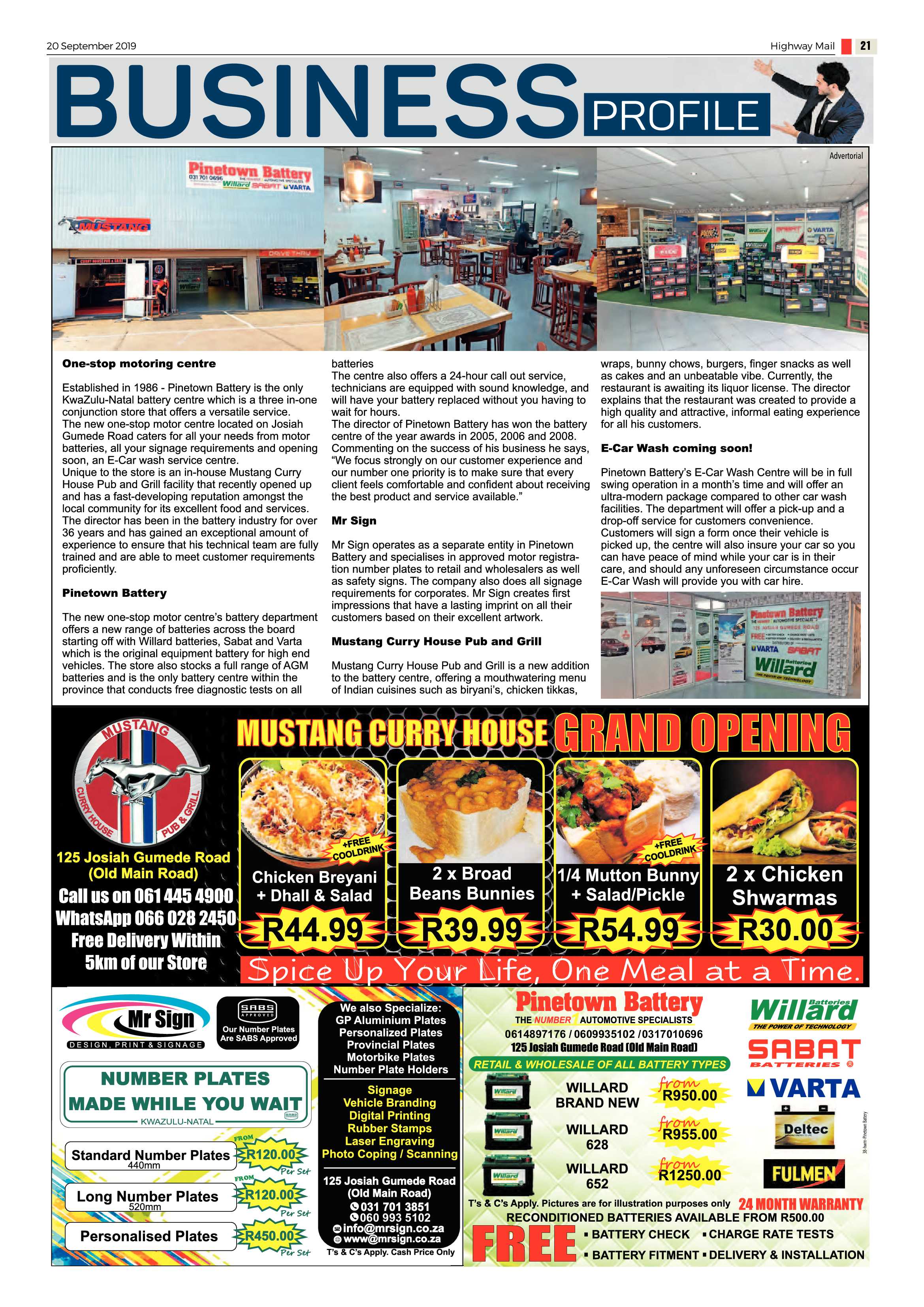 Highway Mail 20 September 2019 page 21