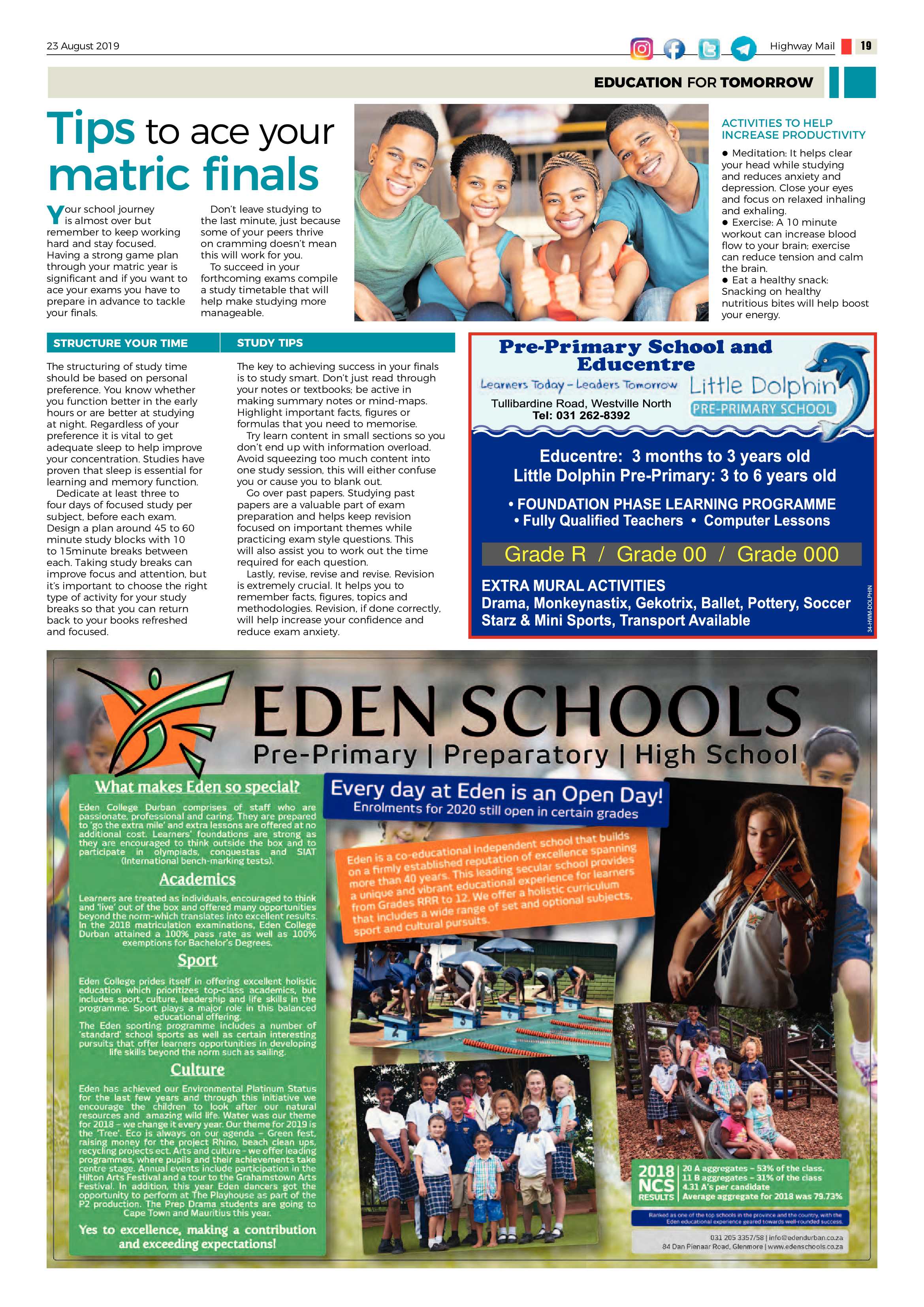 Highway Mail 23 August 2019 page 19