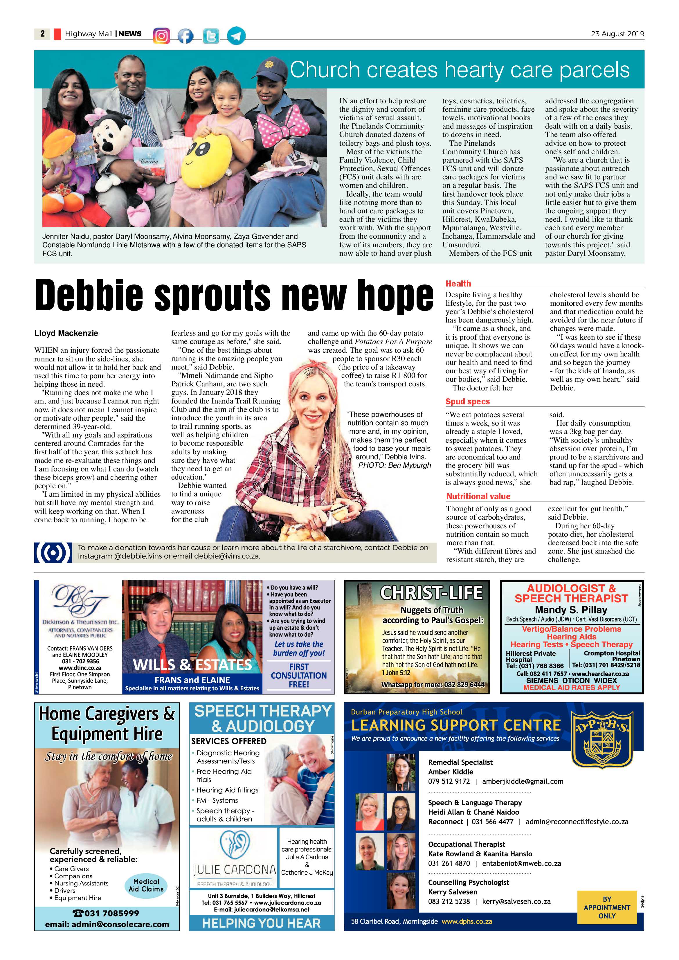Highway Mail 23 August 2019 page 2