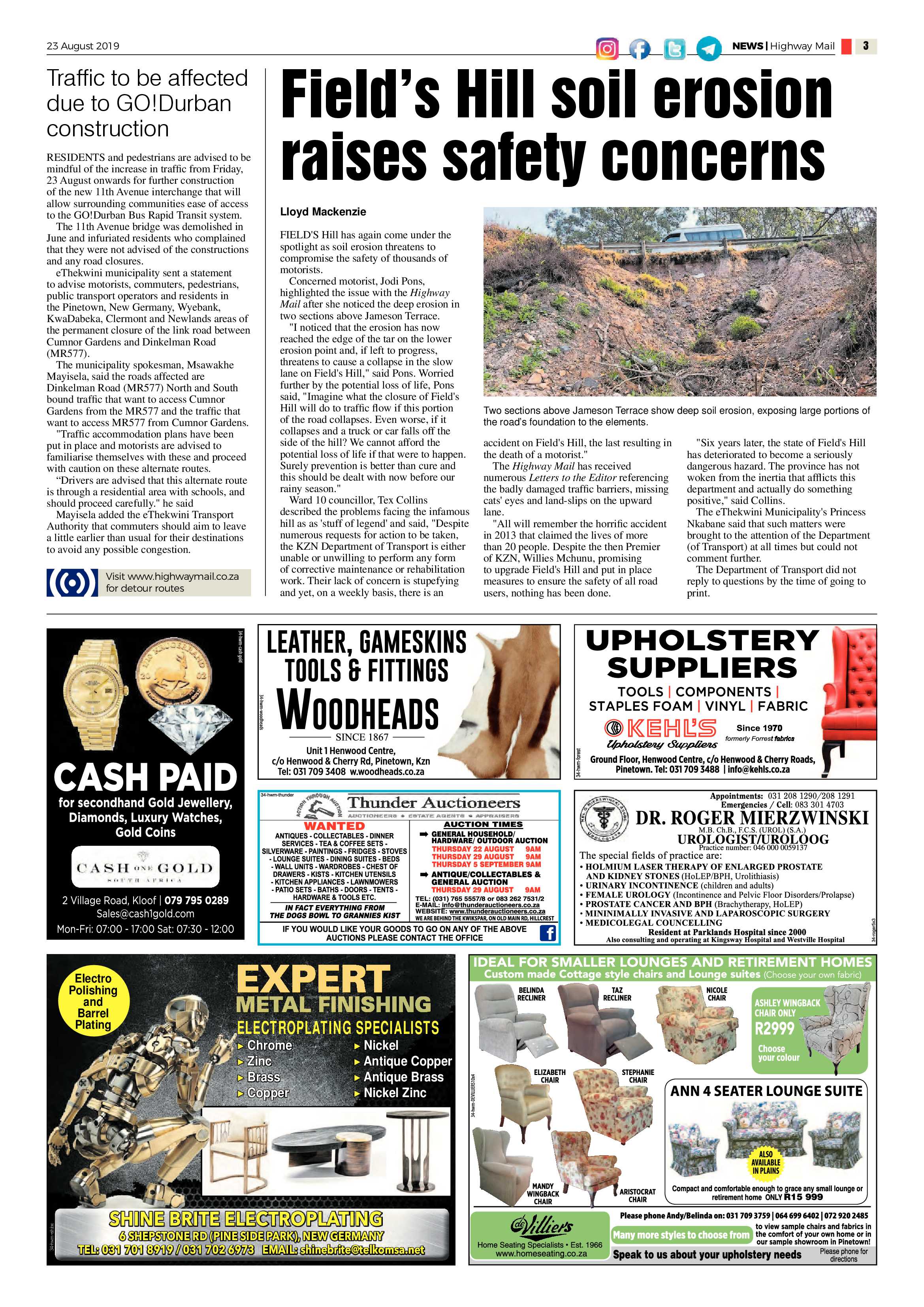 Highway Mail 23 August 2019 page 3