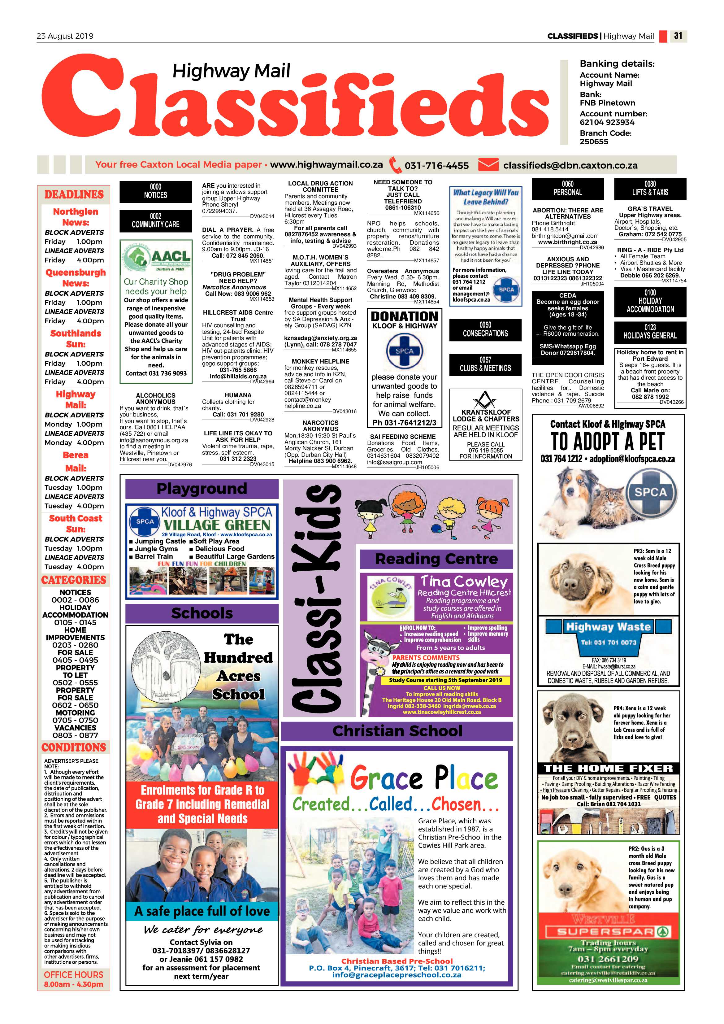 Highway Mail 23 August 2019 page 31