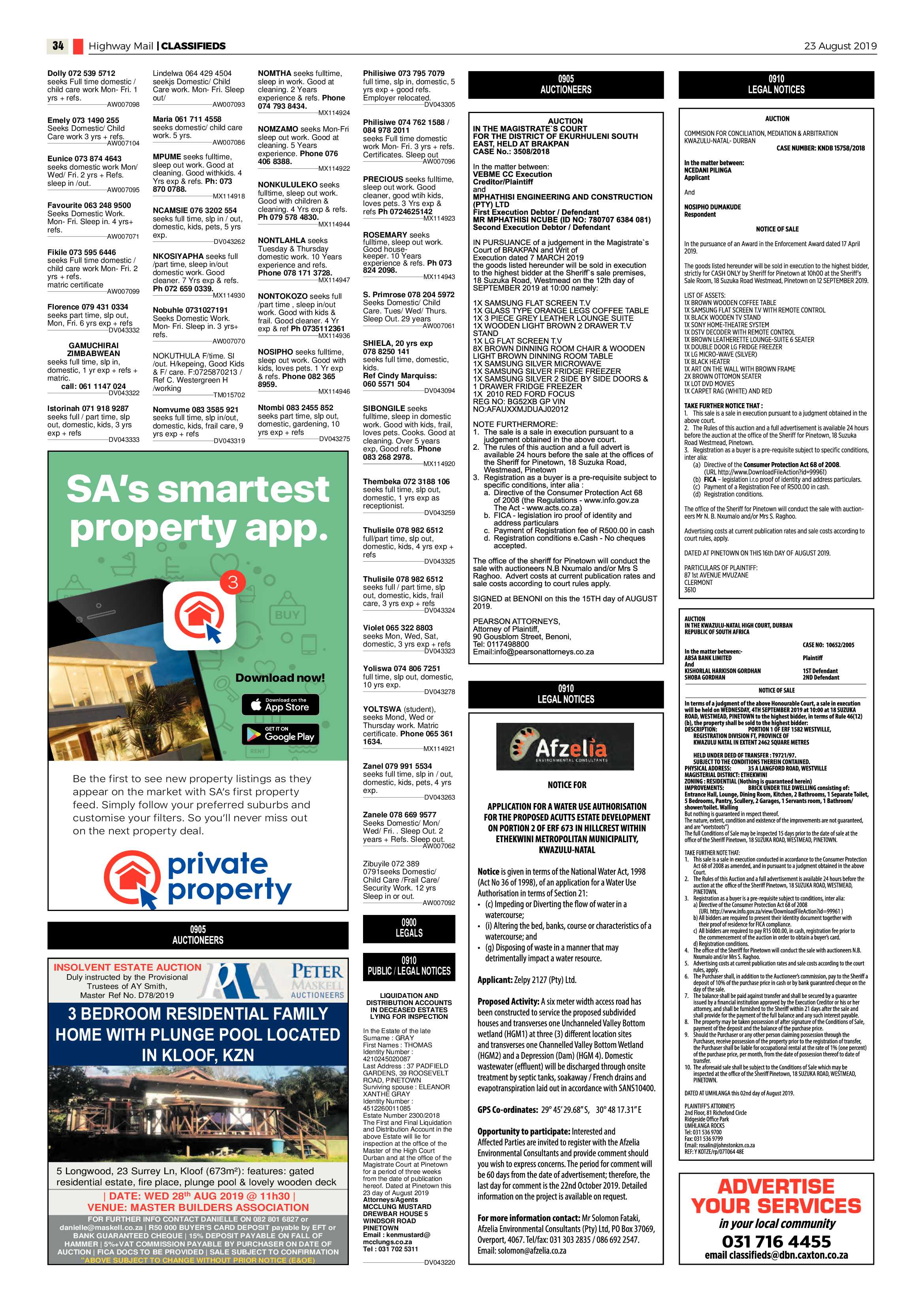 Highway Mail 23 August 2019 page 34