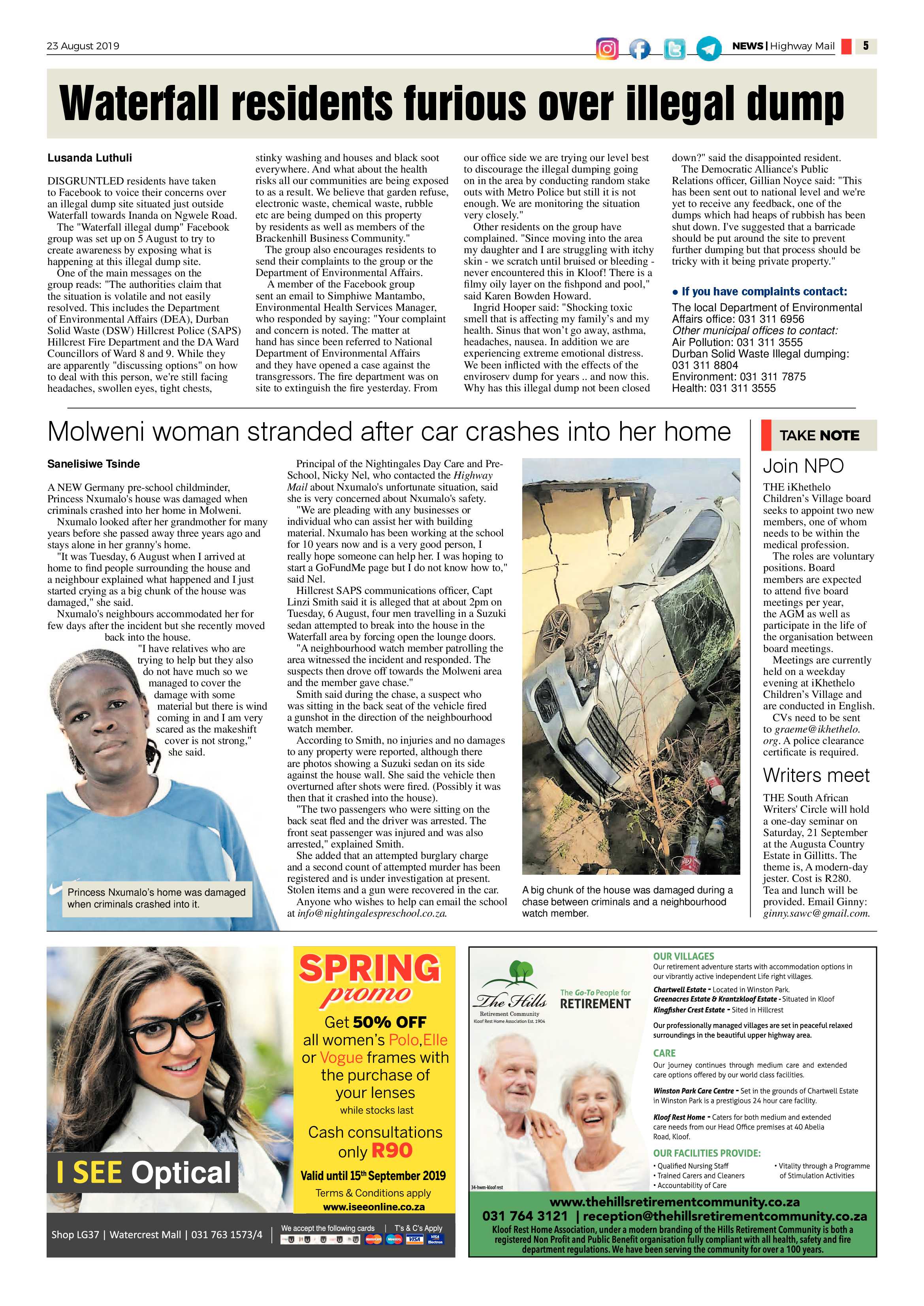 Highway Mail 23 August 2019 page 5