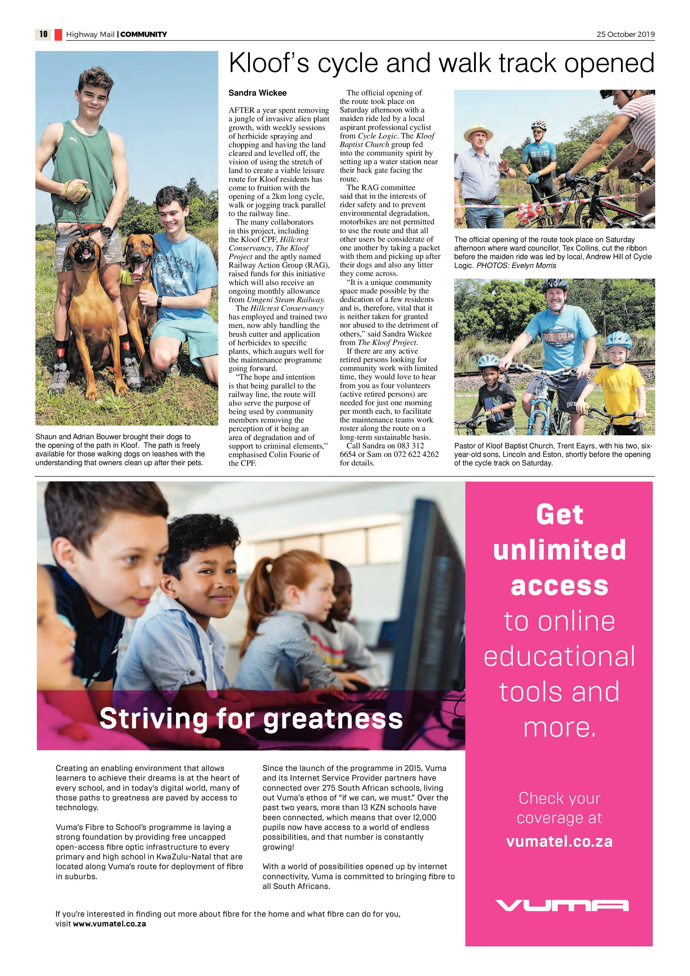 Highway Mail 25 October 2019 page 10
