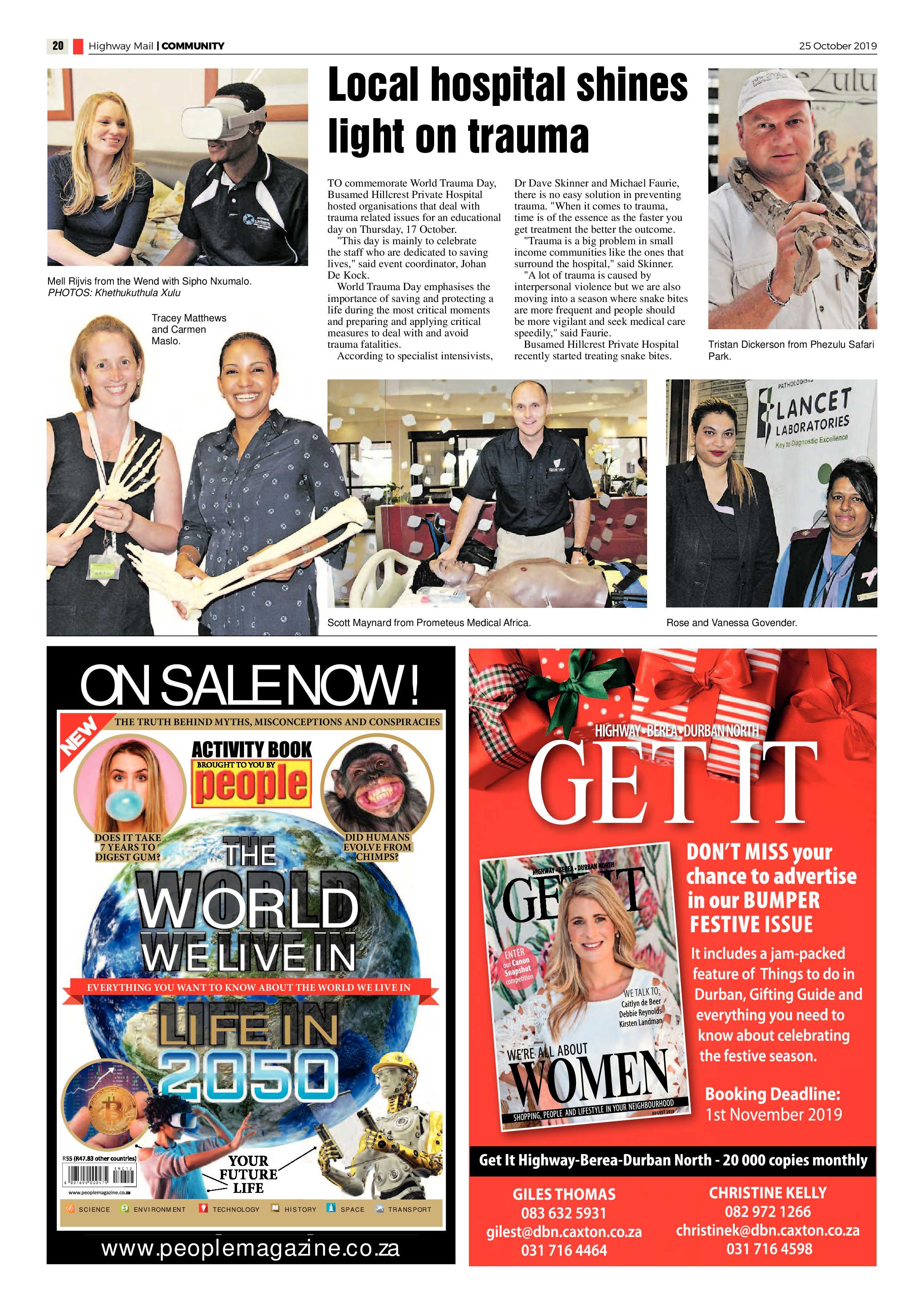 Highway Mail 25 October 2019 page 20
