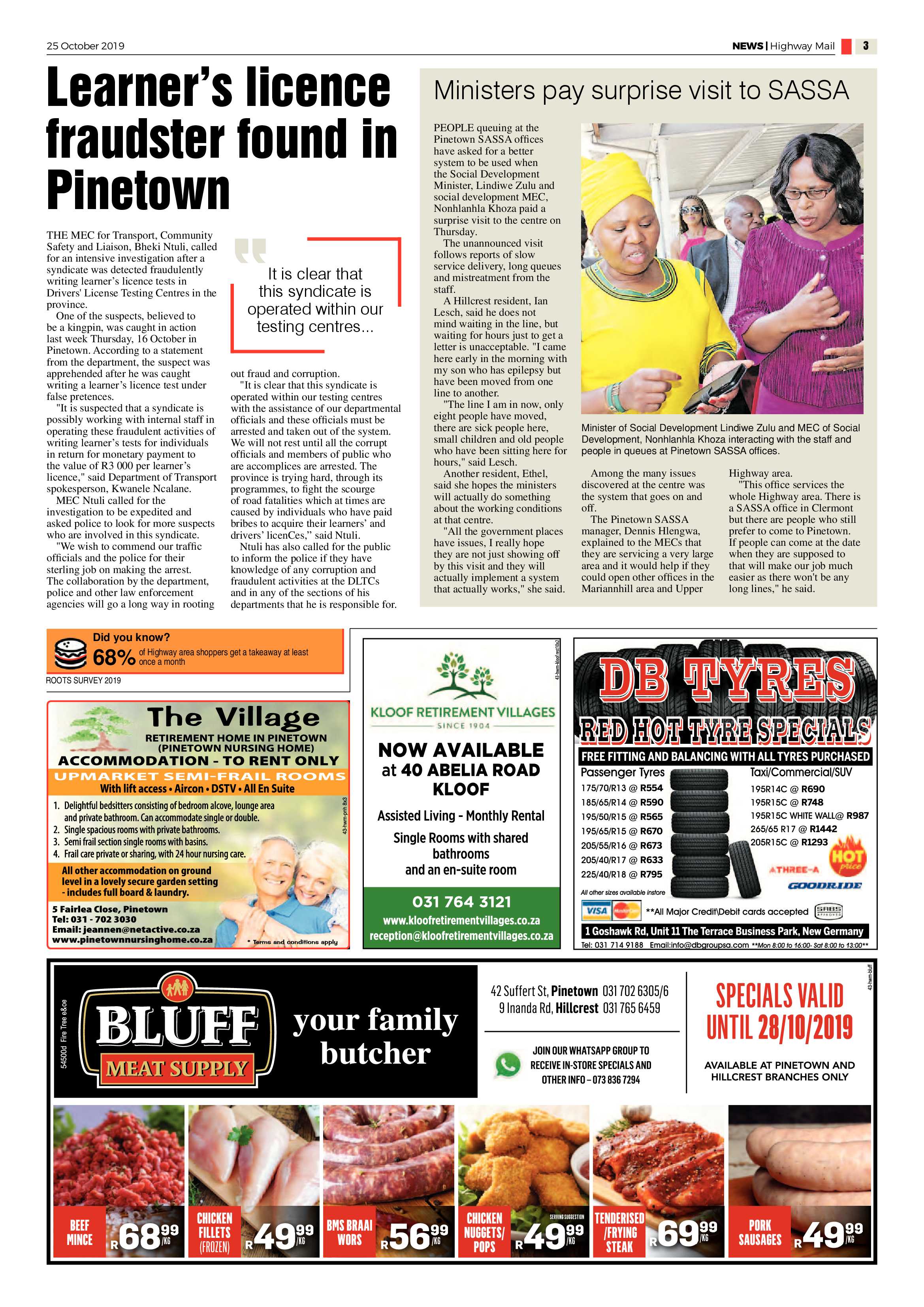Highway Mail 25 October 2019 page 3