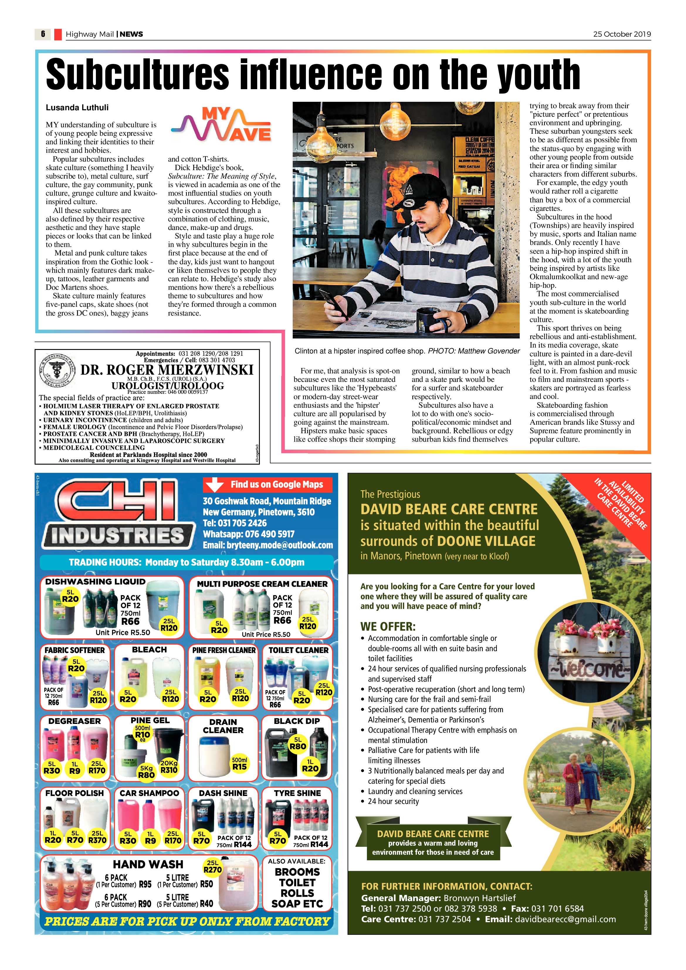 Highway Mail 25 October 2019 page 6