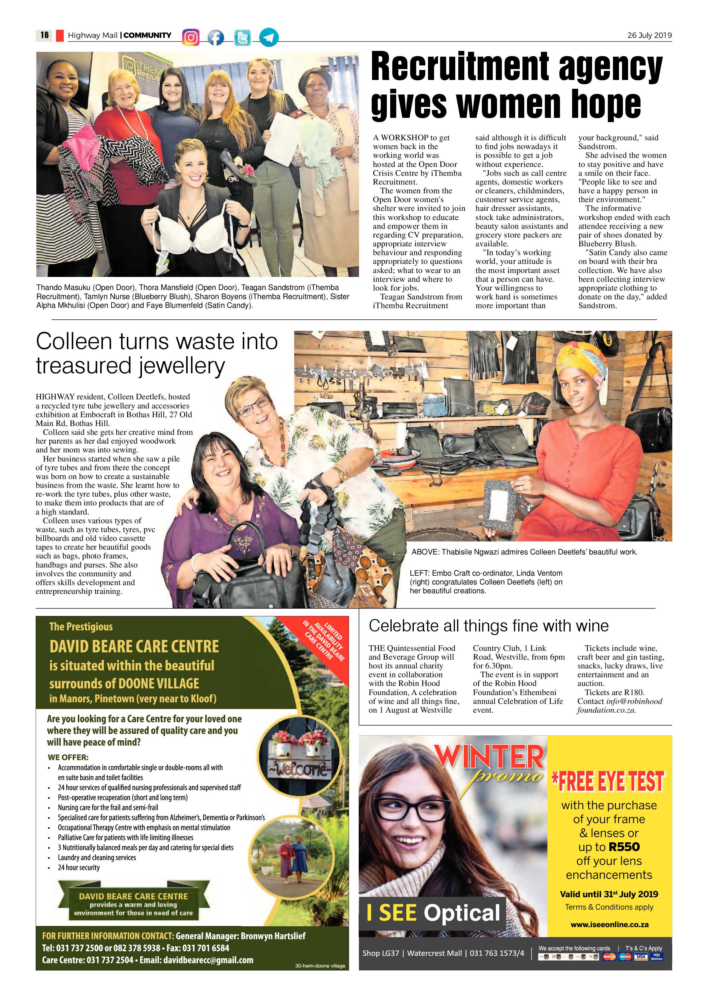 Highway Mail 26 July 2019 page 16