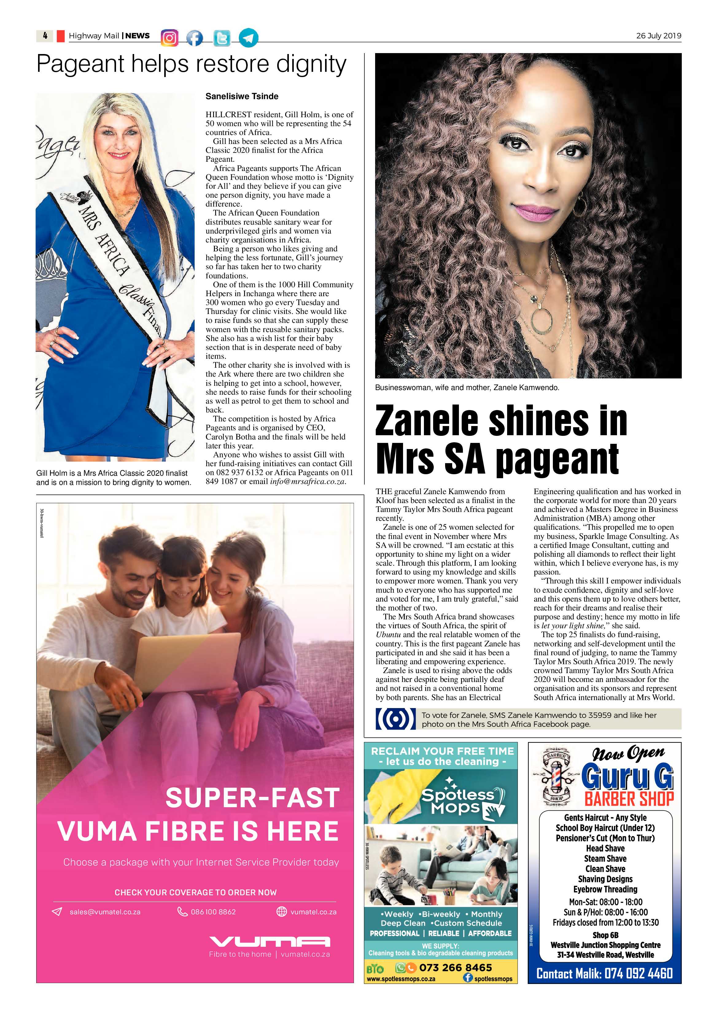 Highway Mail 26 July 2019 page 4