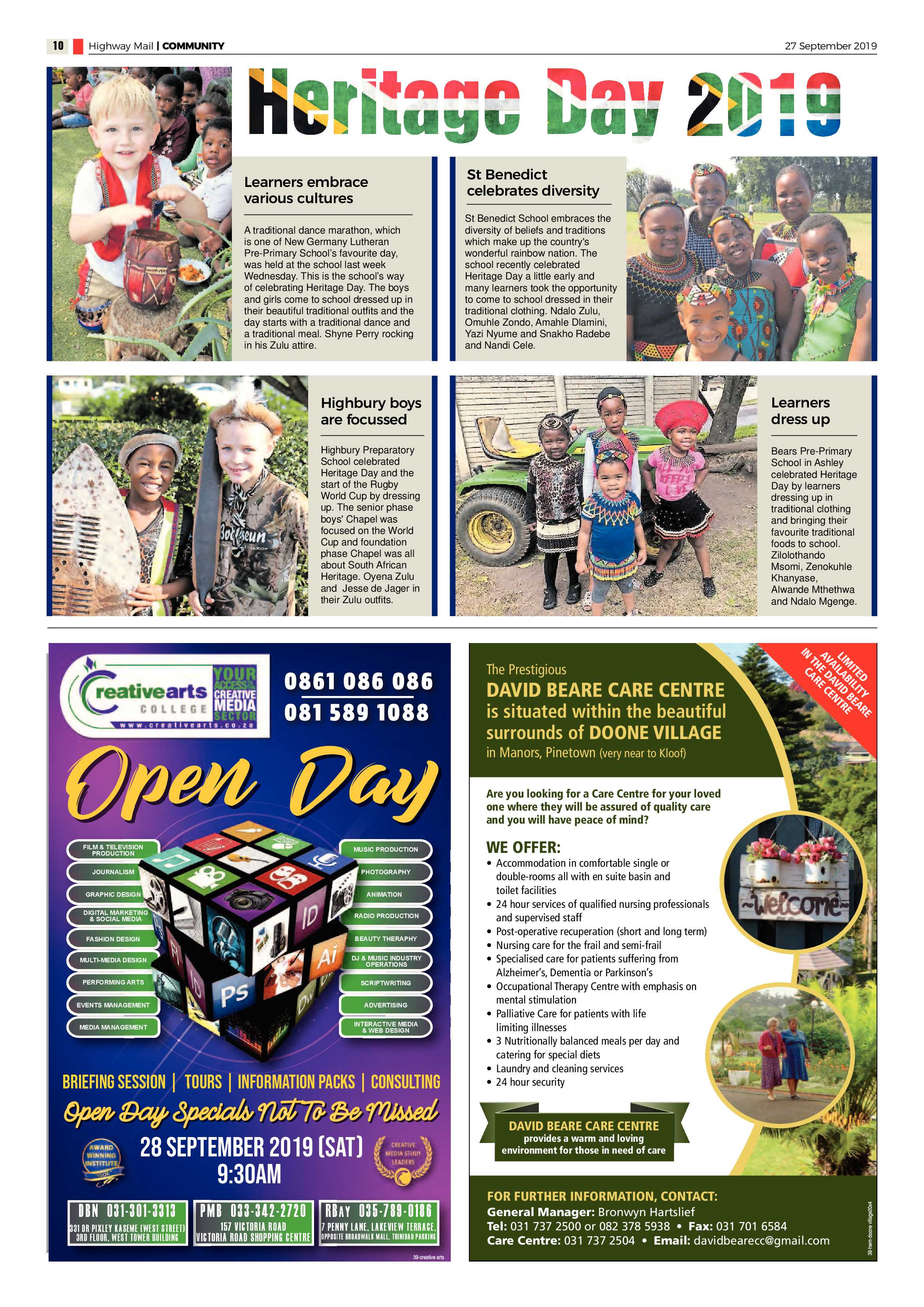 Highway Mail 27 September 2019 page 10