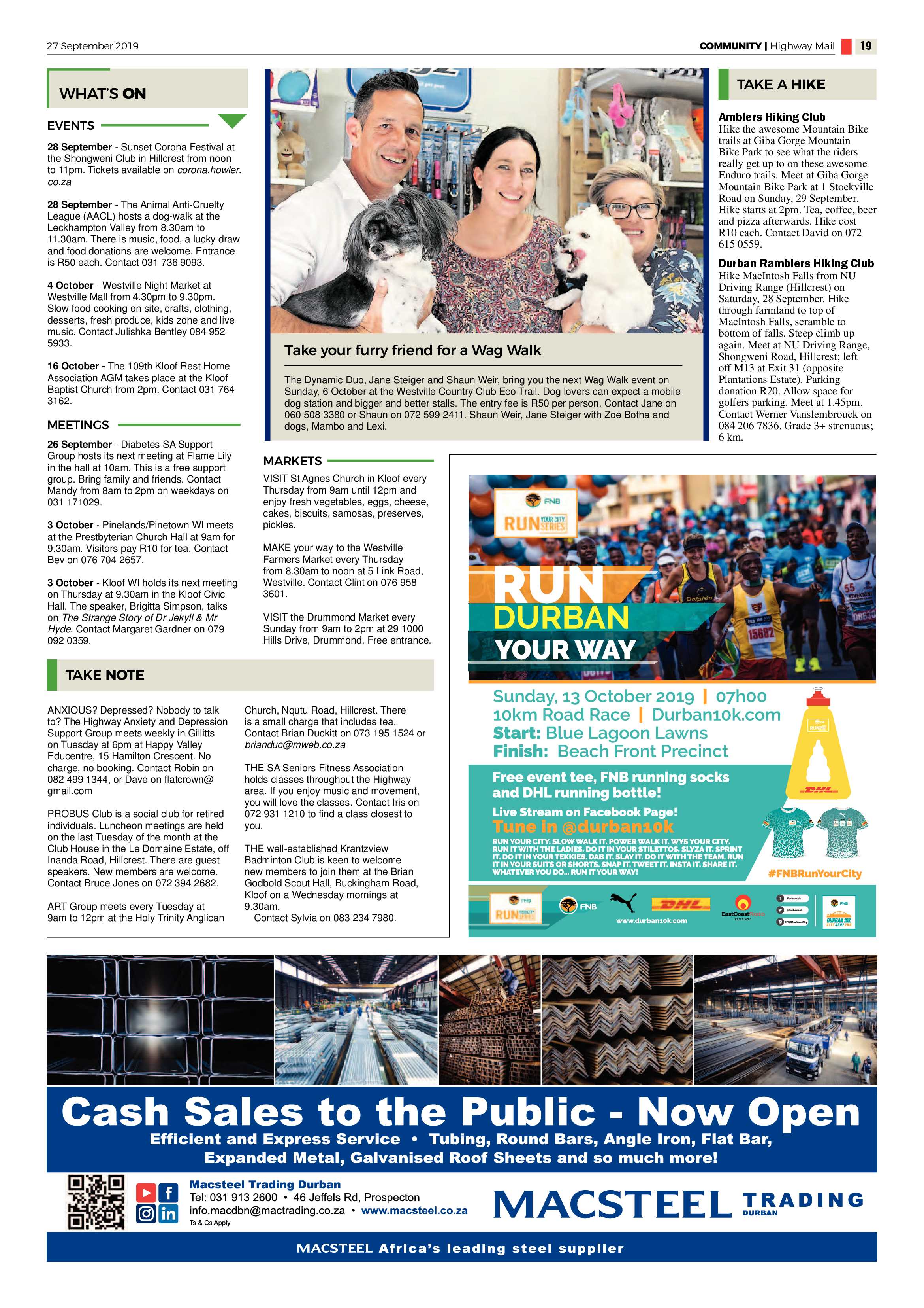Highway Mail 27 September 2019 page 19