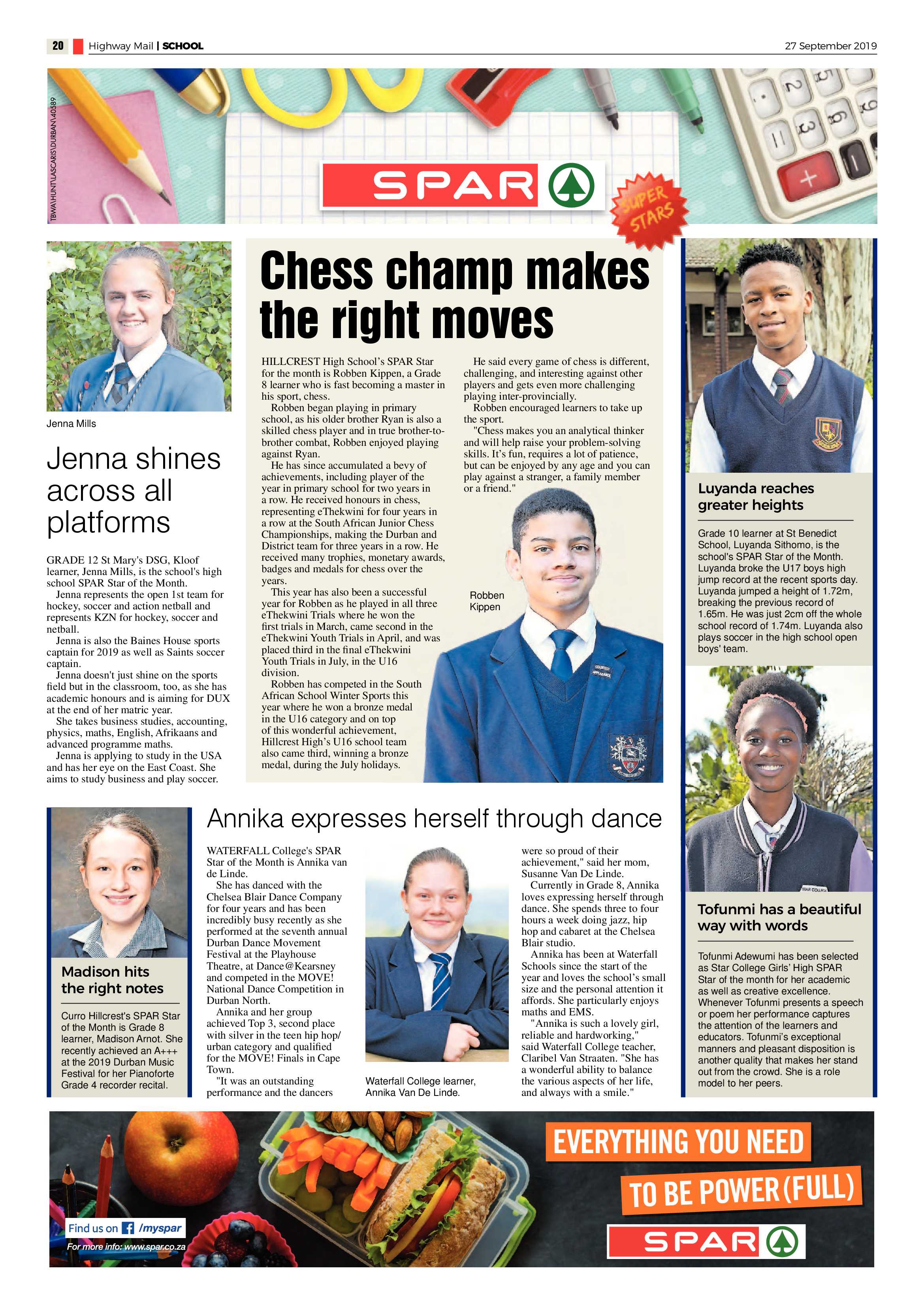 Highway Mail 27 September 2019 page 20