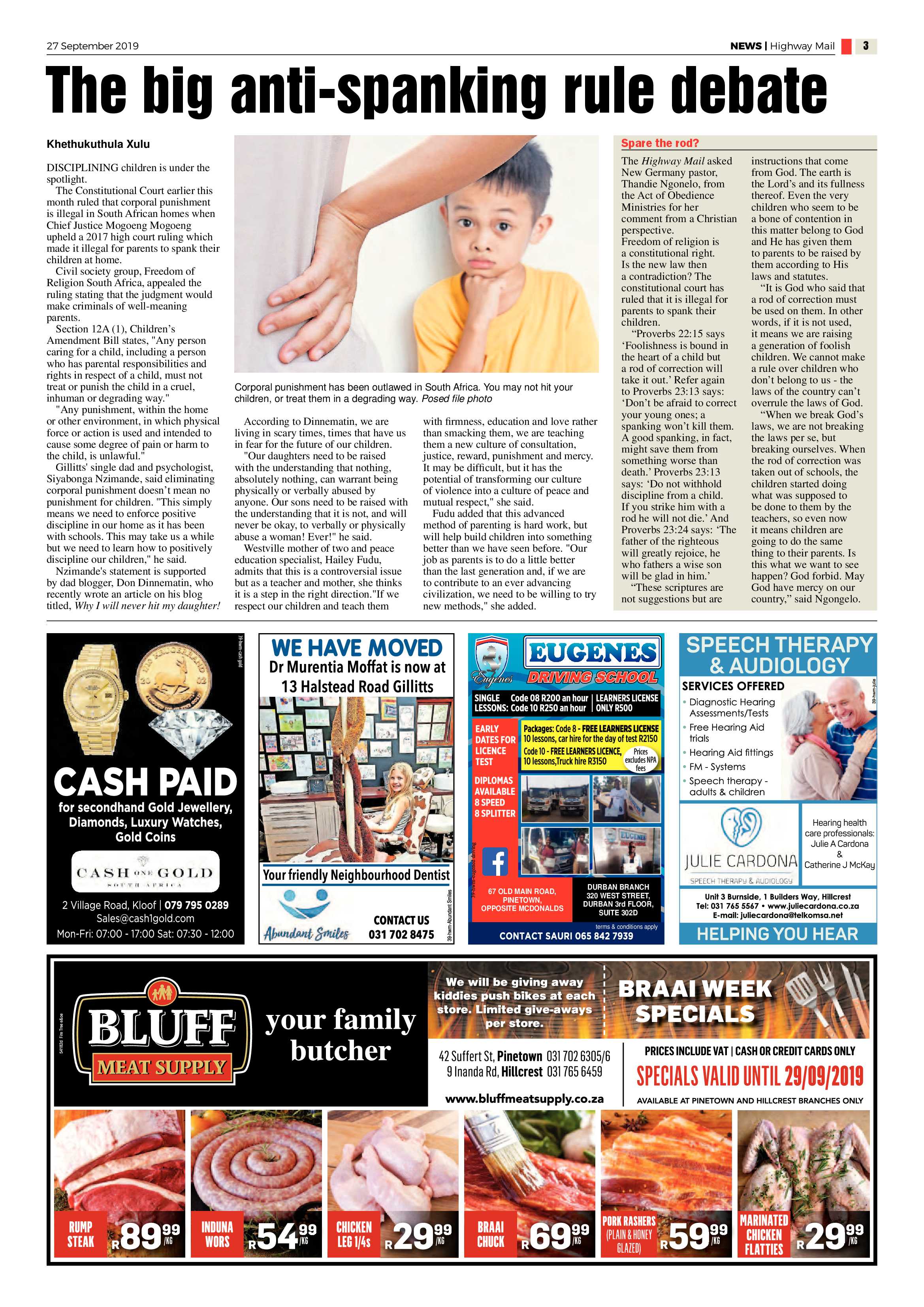 Highway Mail 27 September 2019 page 3