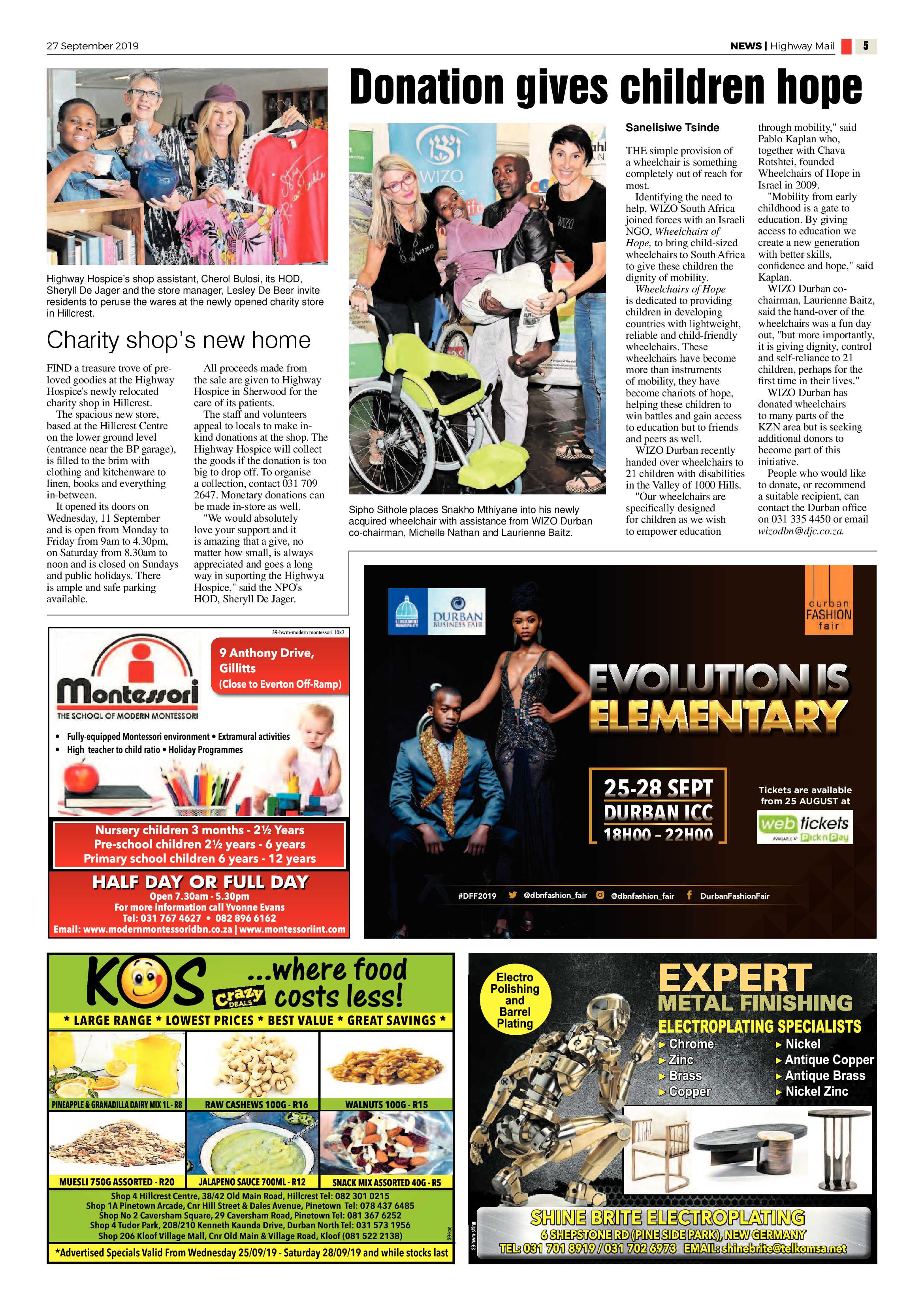 Highway Mail 27 September 2019 page 5