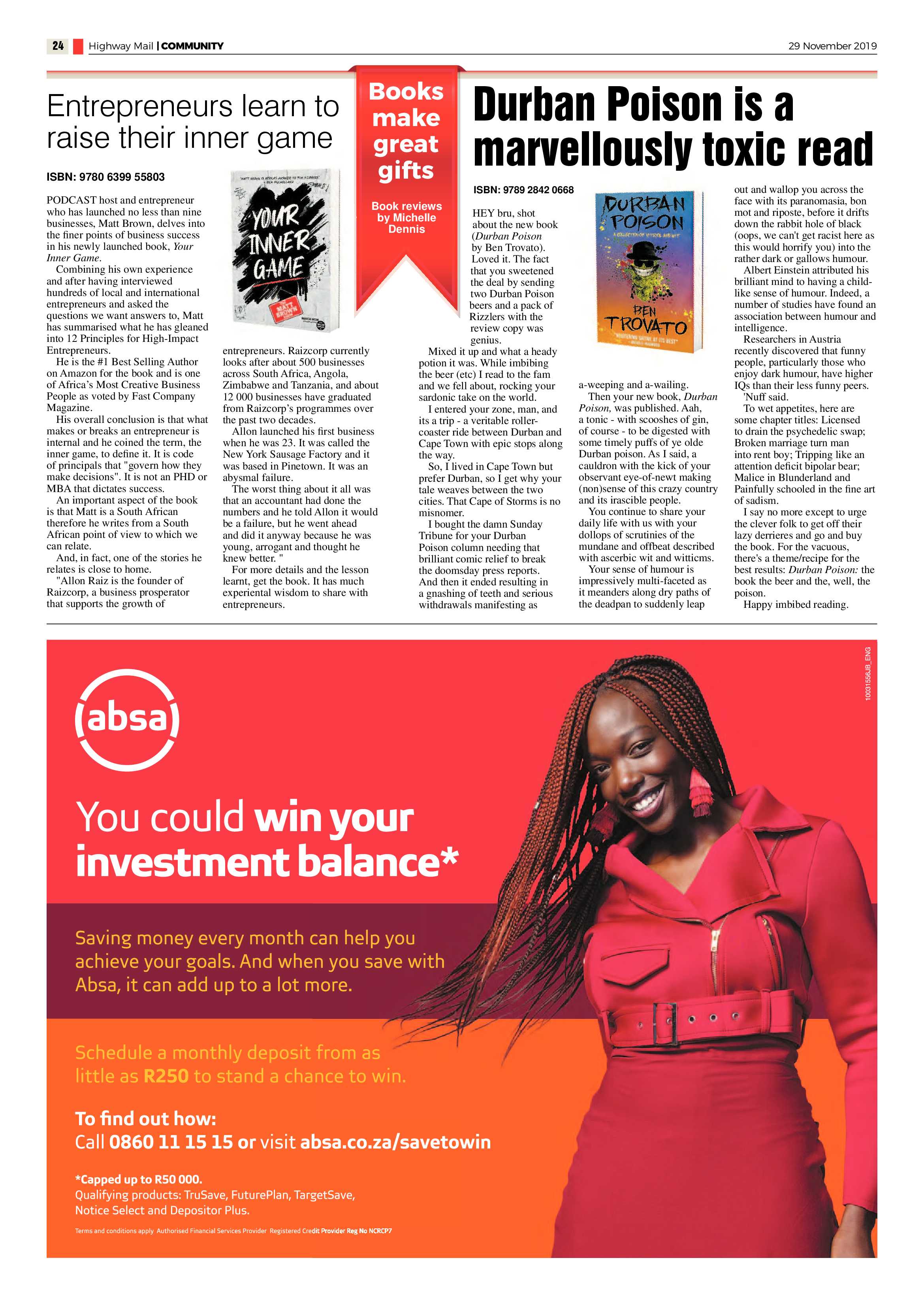 Highway Mail 29 November 2019 page 24