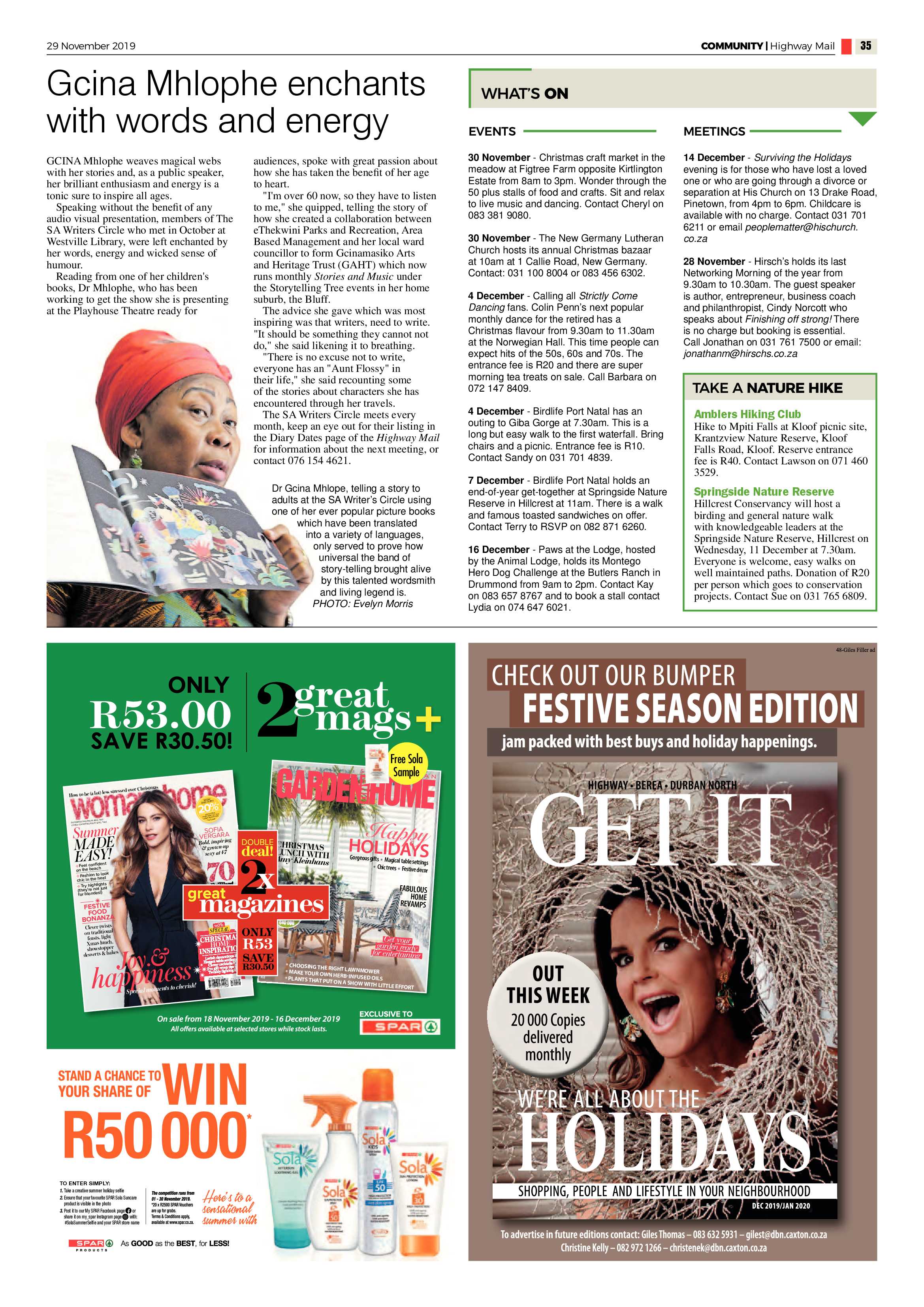 Highway Mail 29 November 2019 page 35