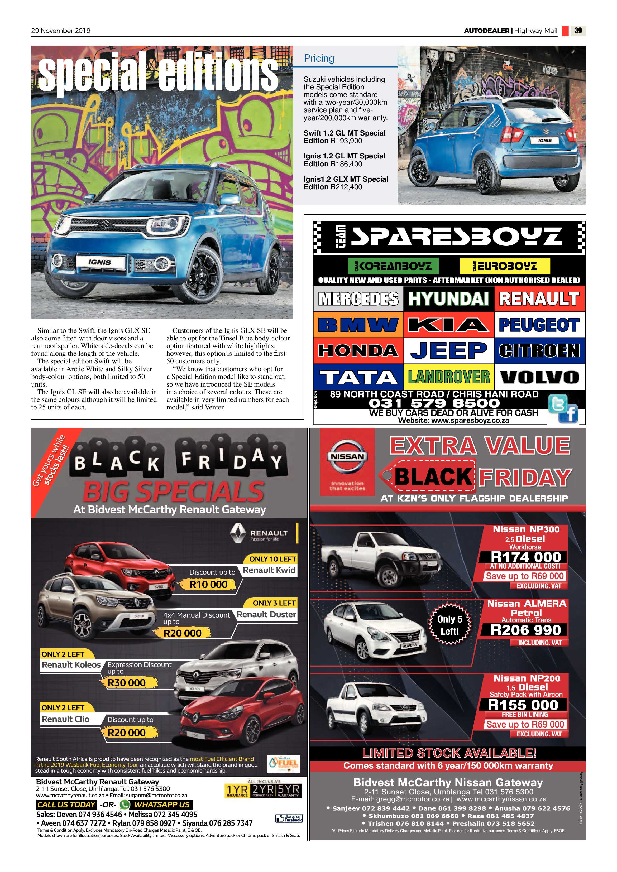 Highway Mail 29 November 2019 page 39