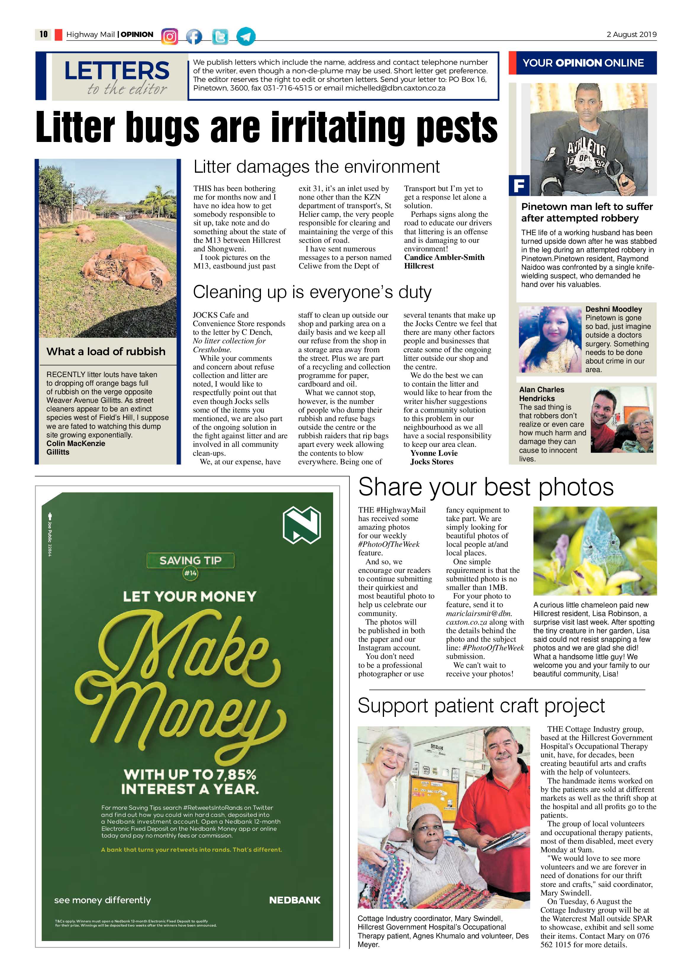 Highway Mail 2 August 2019 page 10