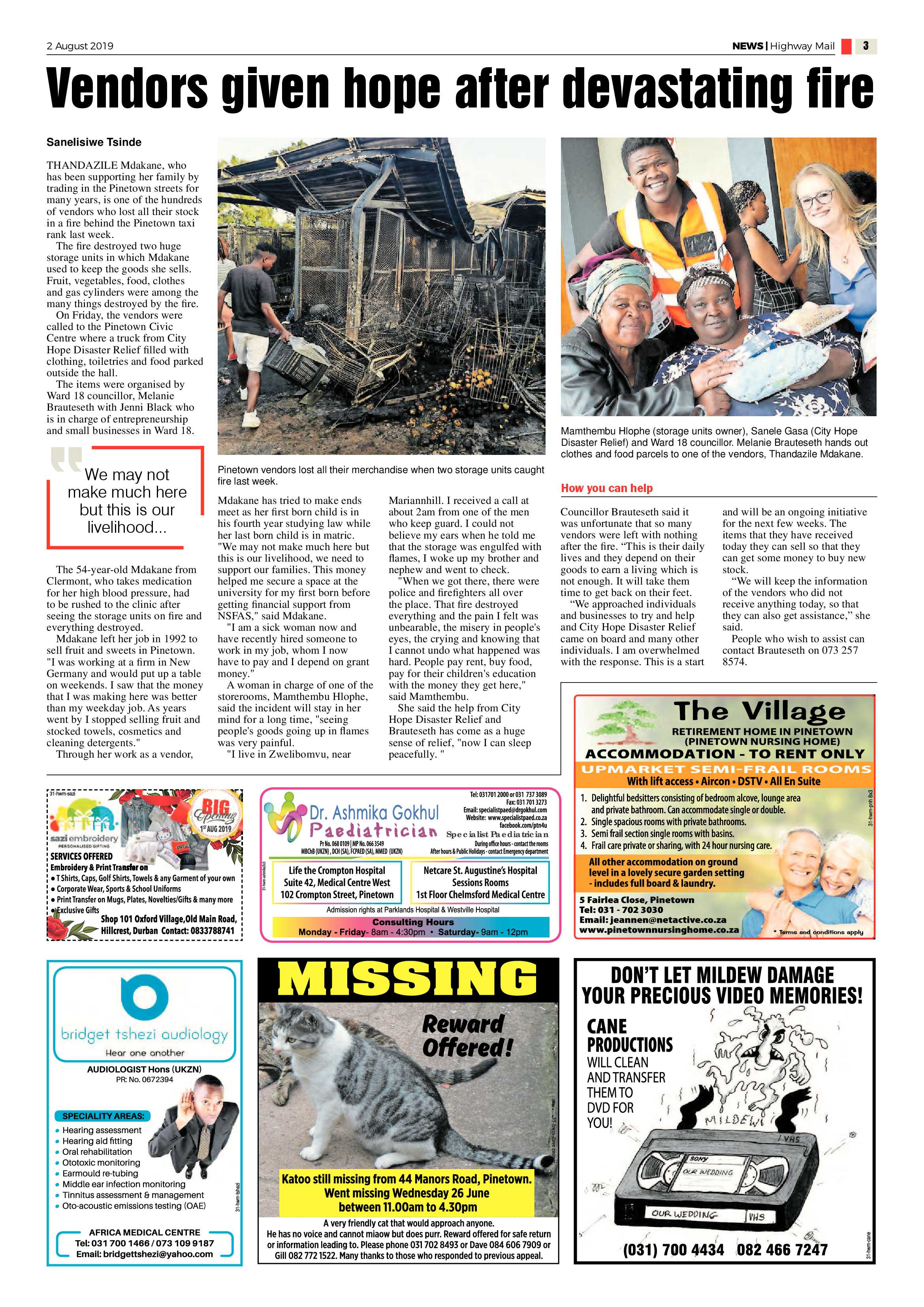 Highway Mail 2 August 2019 page 3