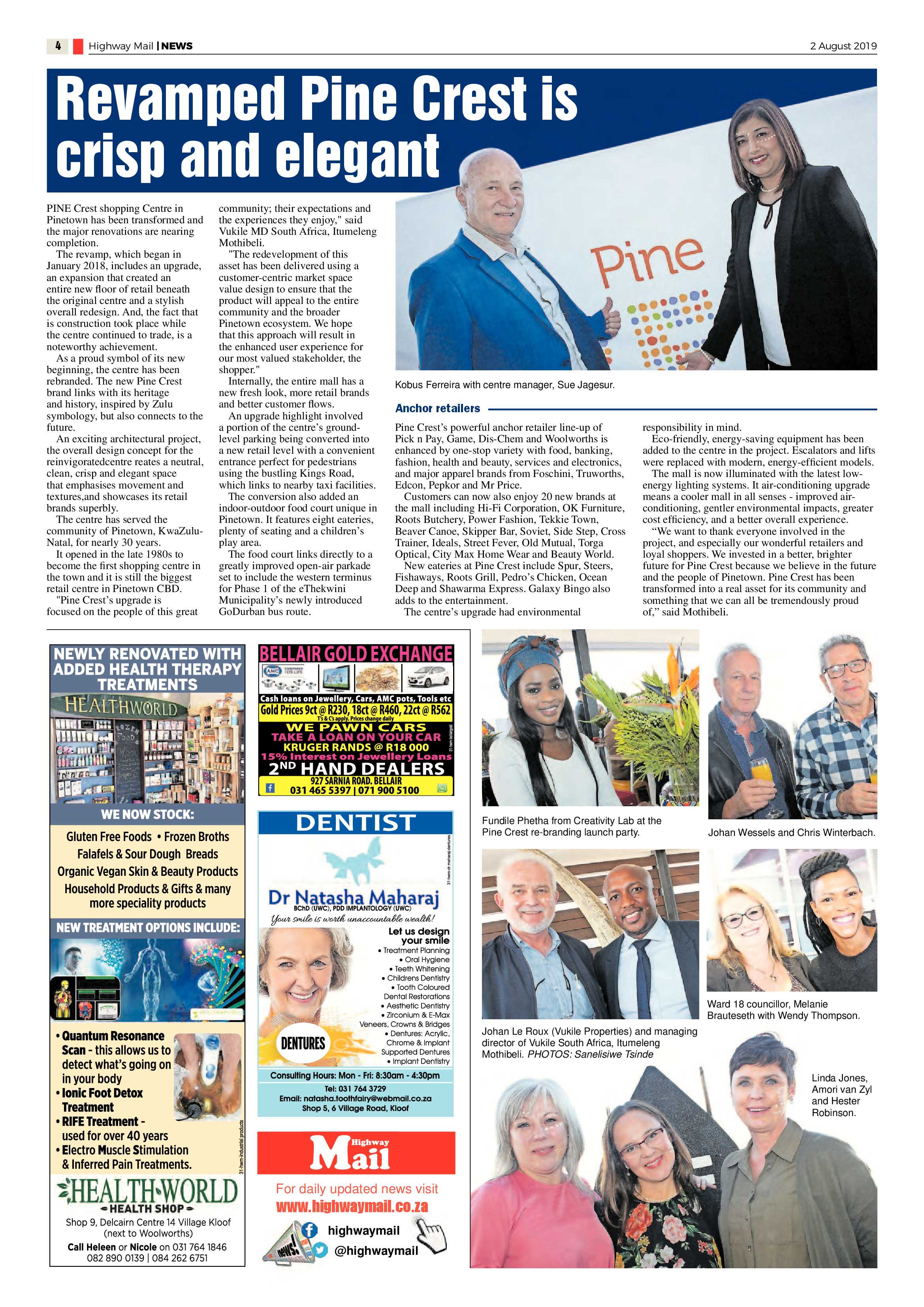 Highway Mail 2 August 2019 page 4