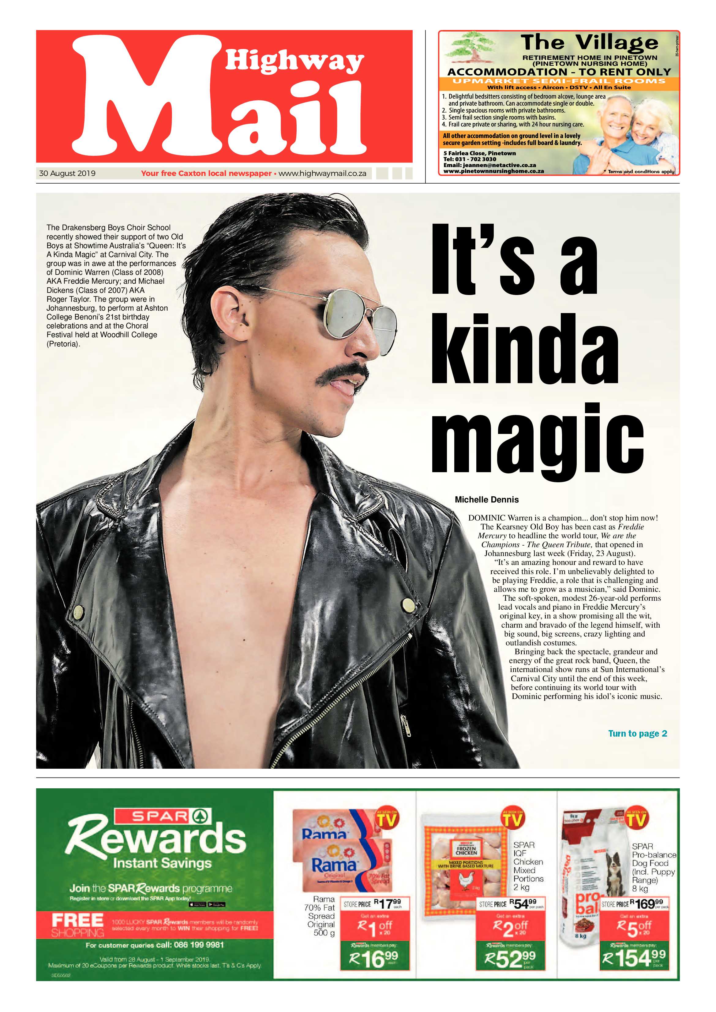 Highway Mail 30 August 2019 page 1