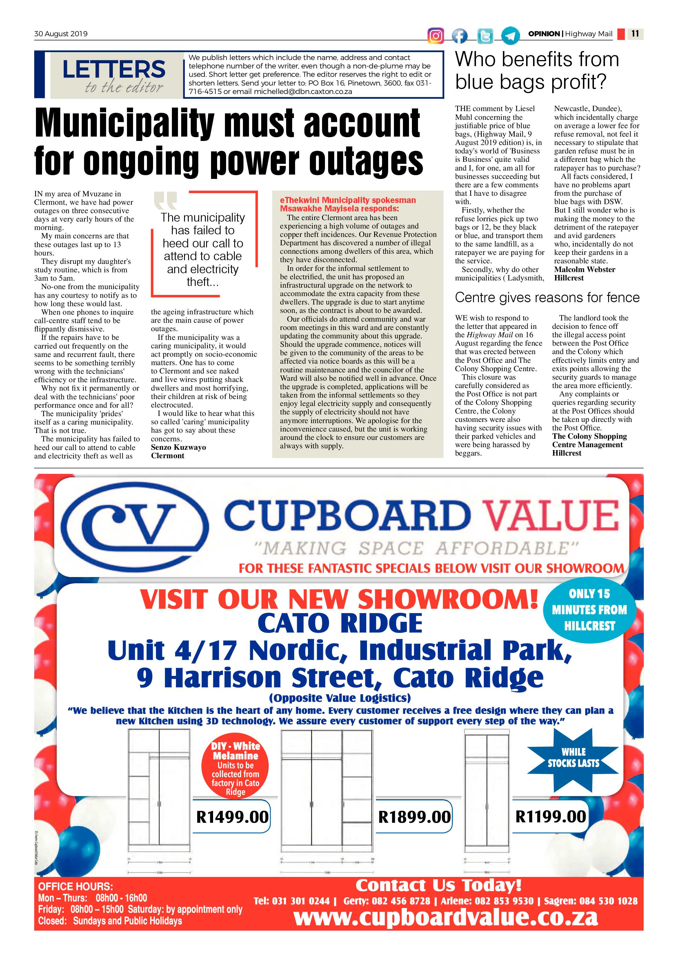 Highway Mail 30 August 2019 page 11