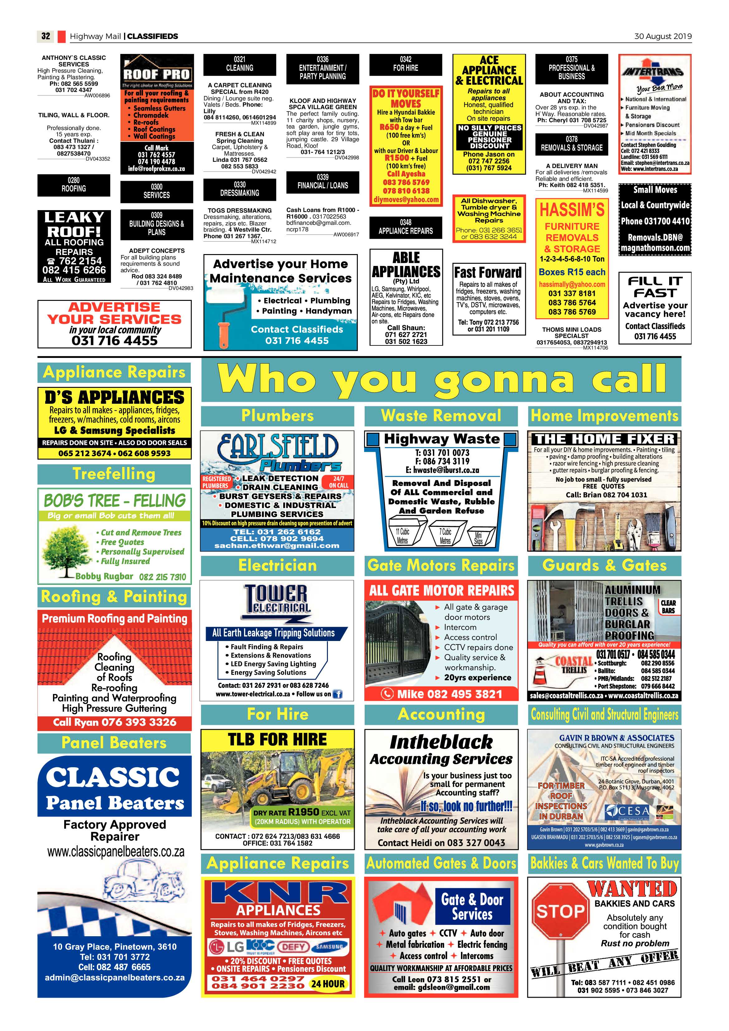 Highway Mail 30 August 2019 page 32