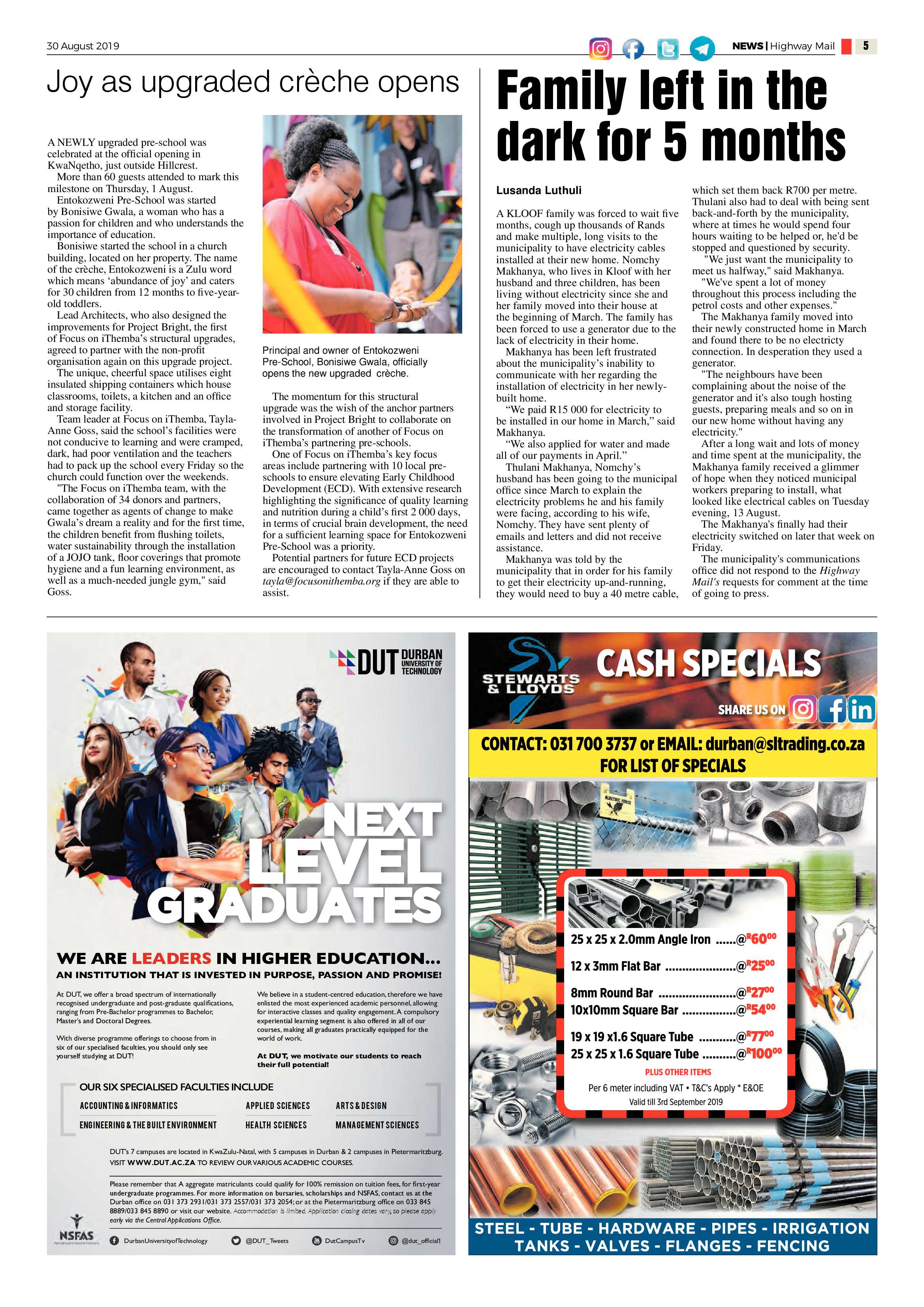 Highway Mail 30 August 2019 page 5