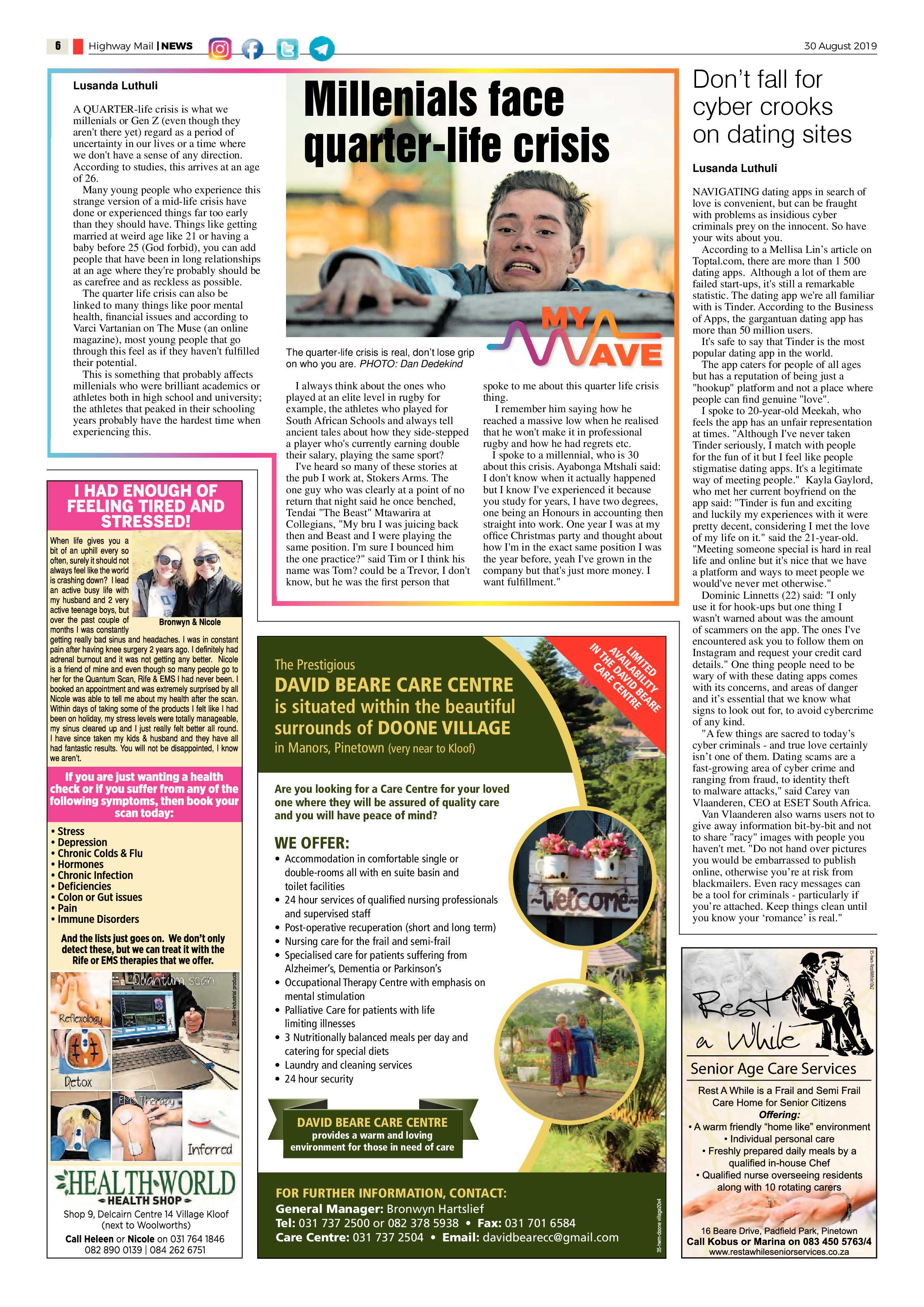 Highway Mail 30 August 2019 page 6