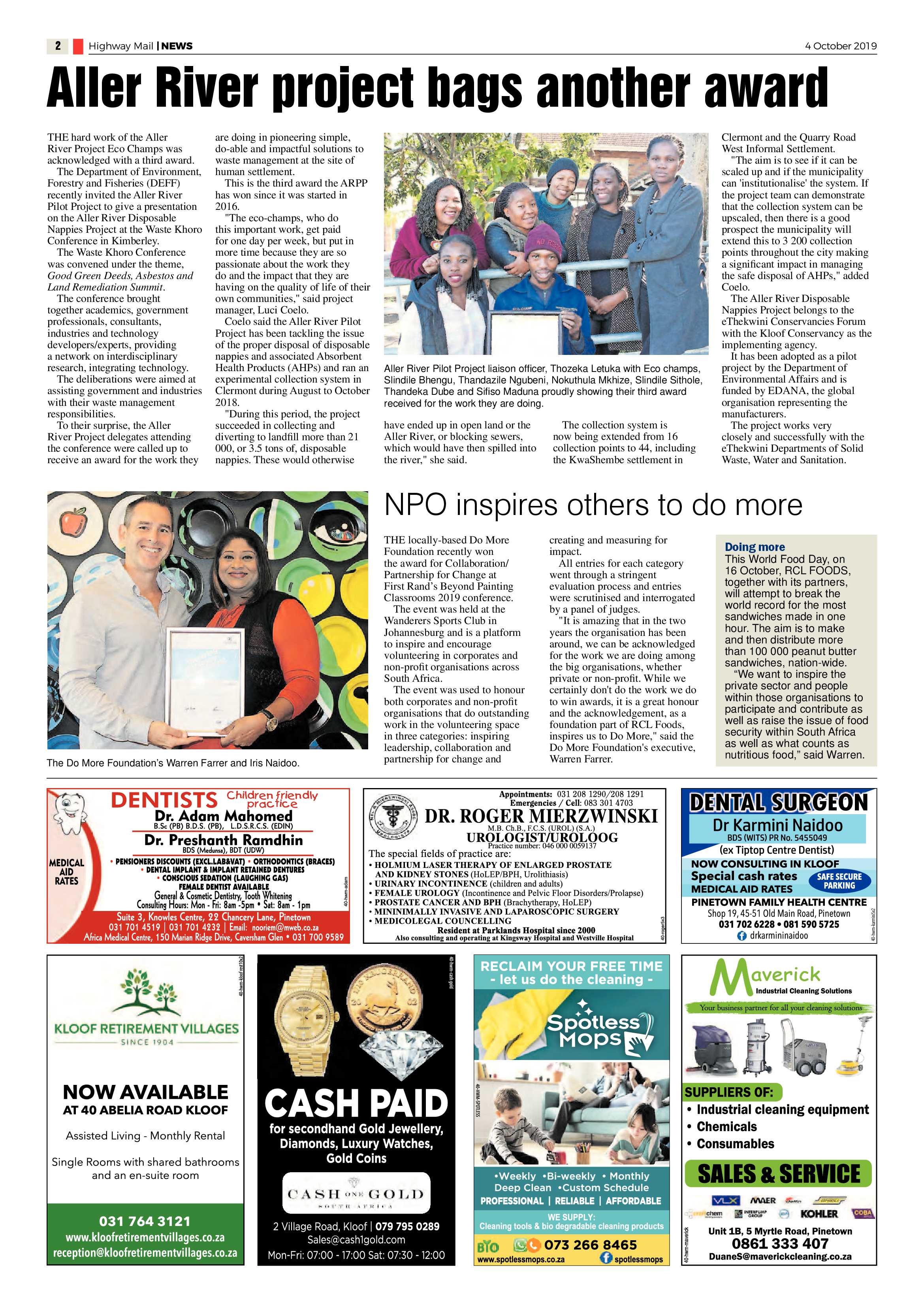 Highway Mail 4 October 2019 page 2