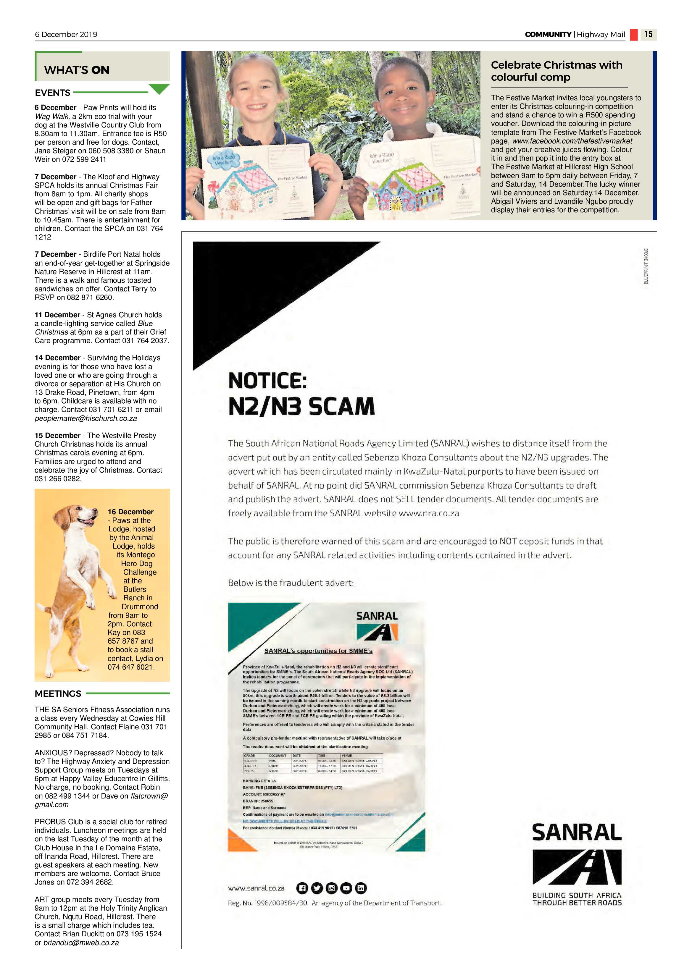 Highway Mail 6 December 2019 page 15
