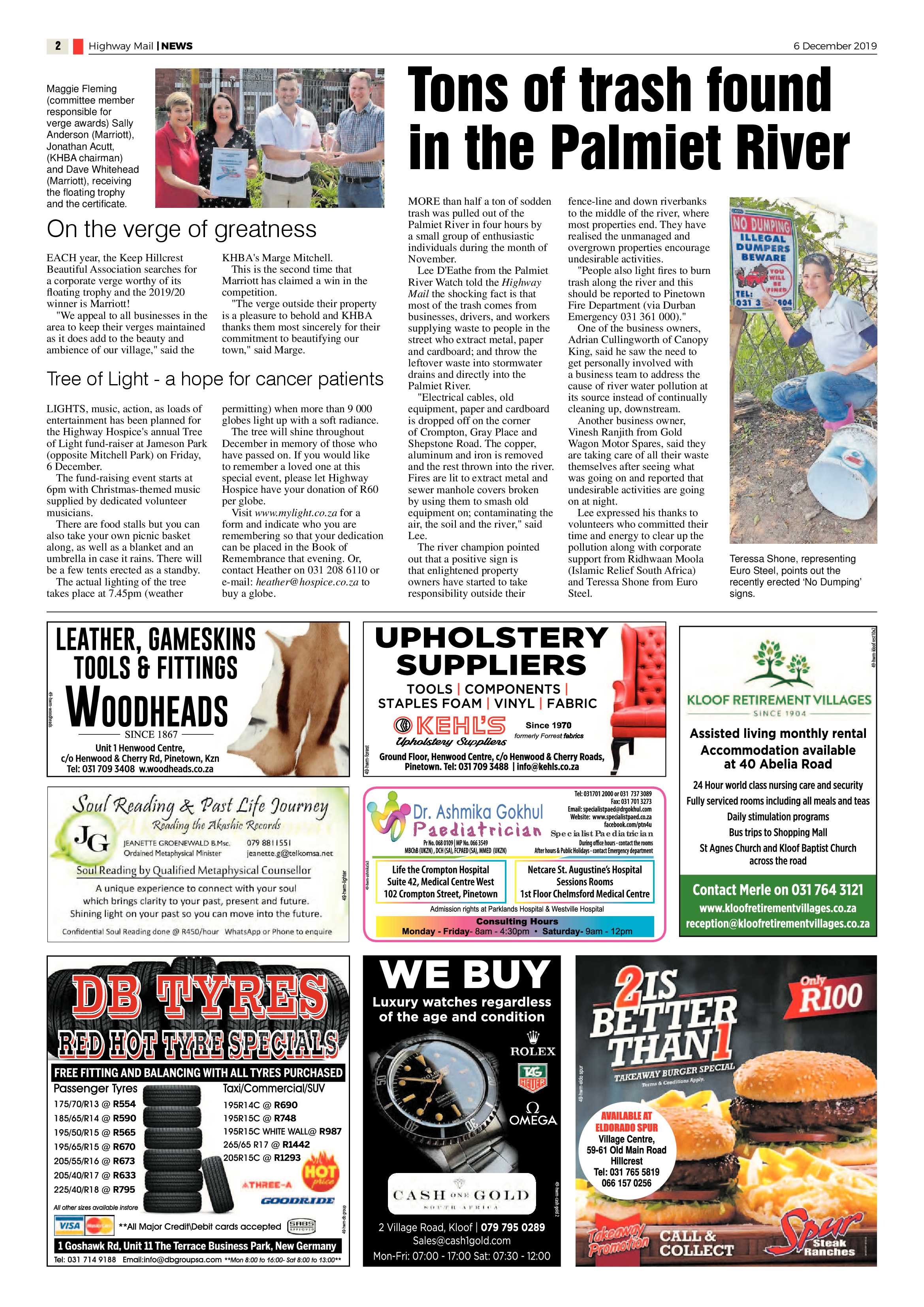 Highway Mail 6 December 2019 page 2