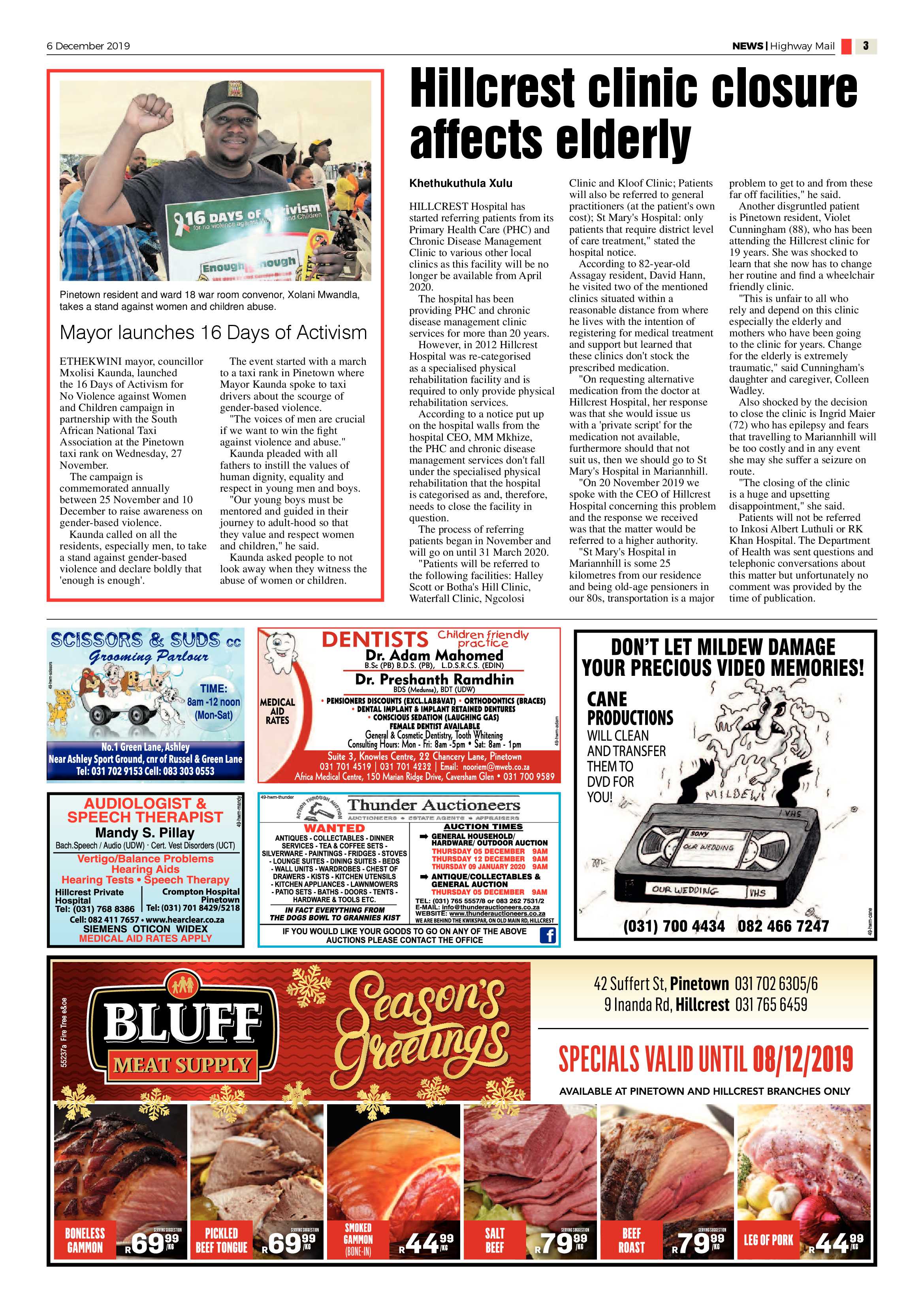 Highway Mail 6 December 2019 page 3