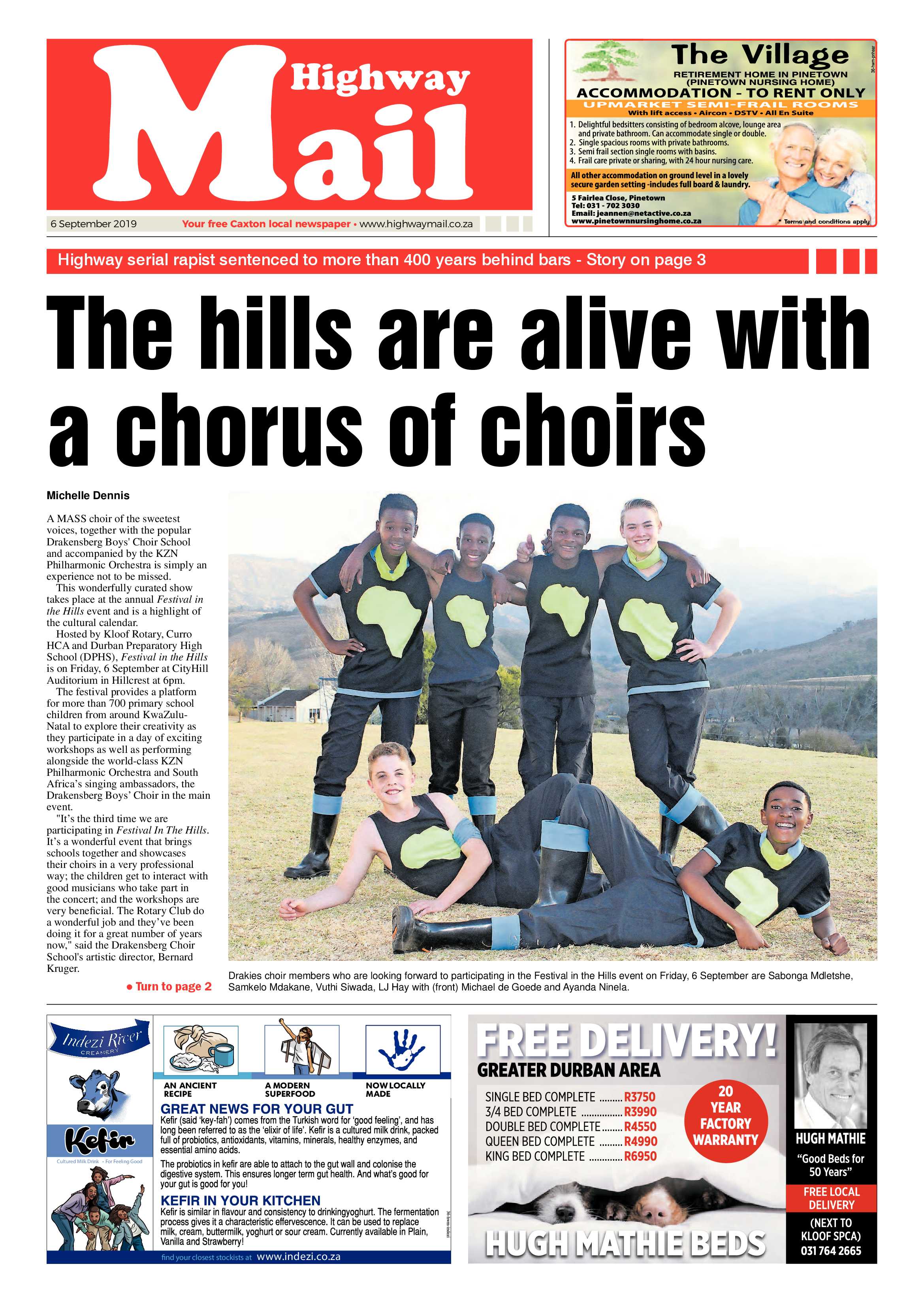 Highway Mail 6 September 2019 page 1