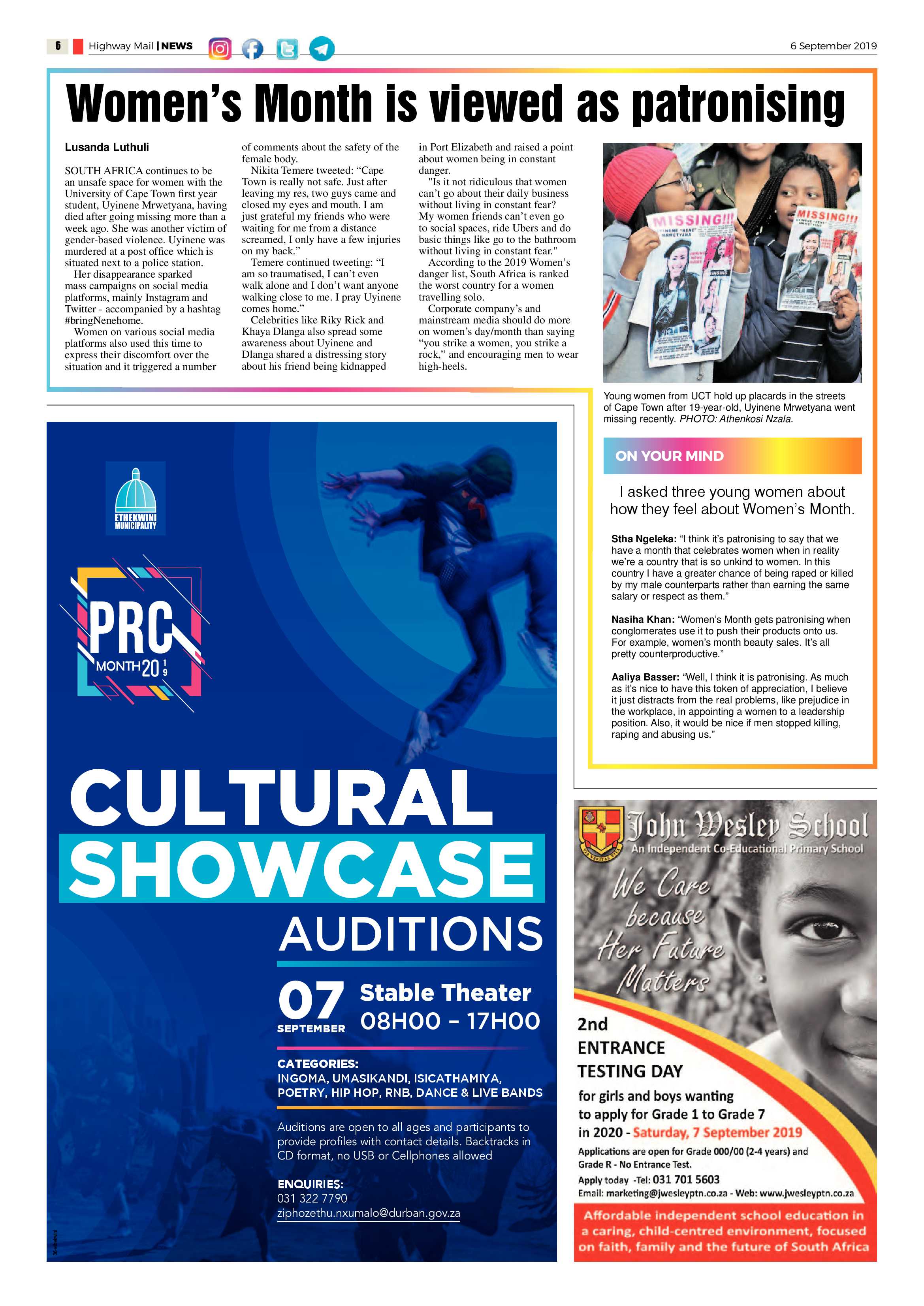Highway Mail 6 September 2019 page 6