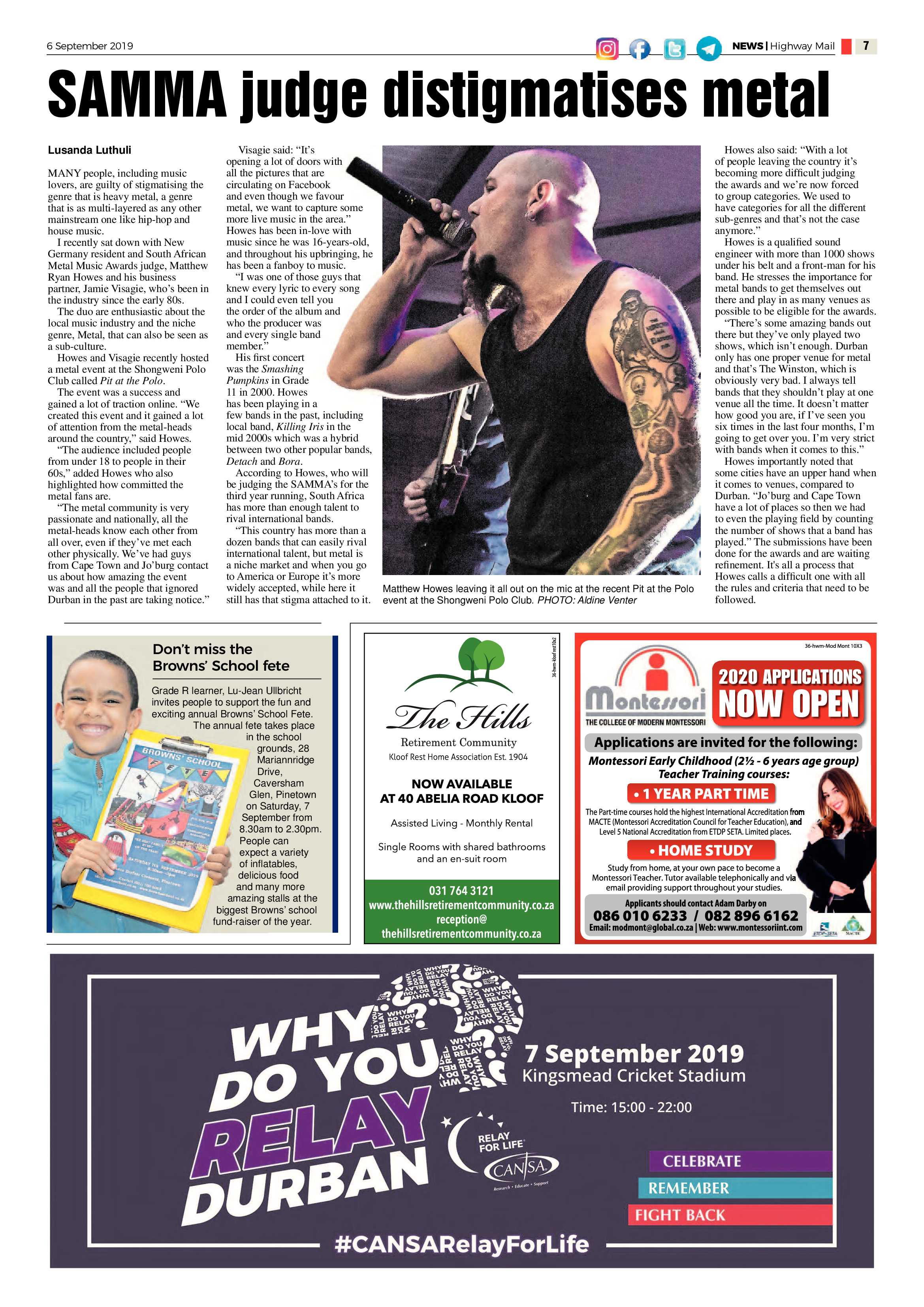 Highway Mail 6 September 2019 page 7