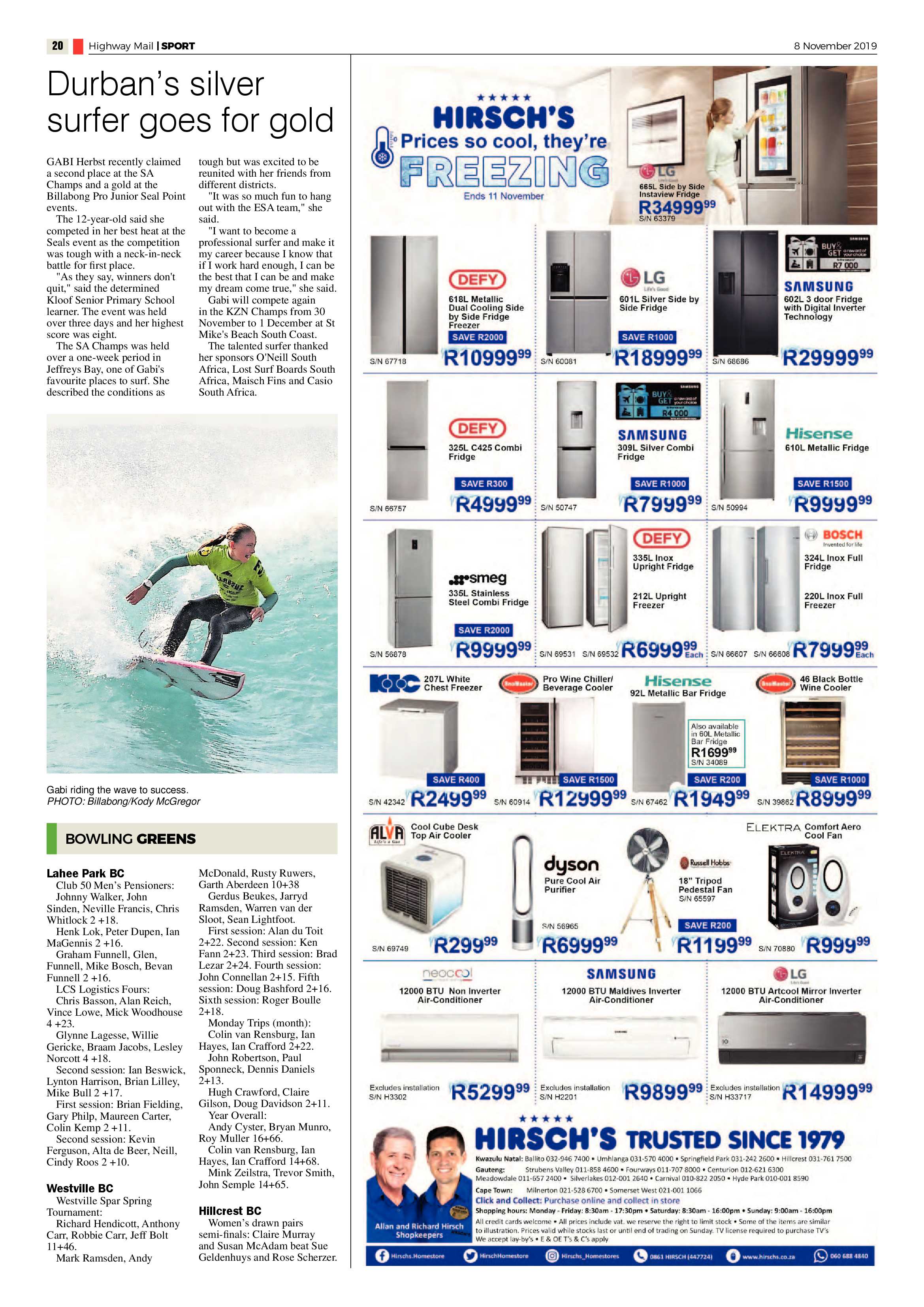 Highway Mail 8 November 2019 page 20