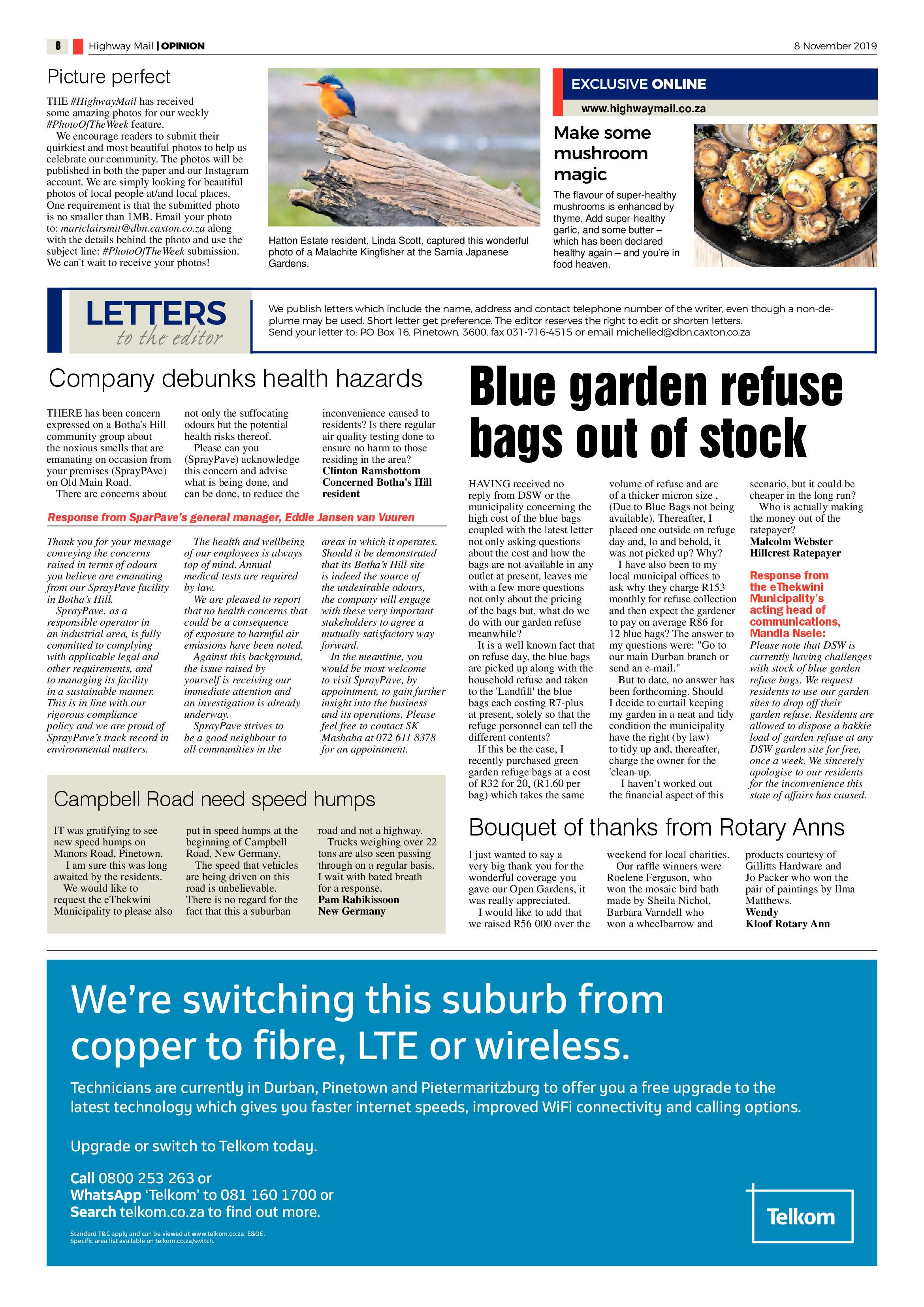 Highway Mail 8 November 2019 page 8