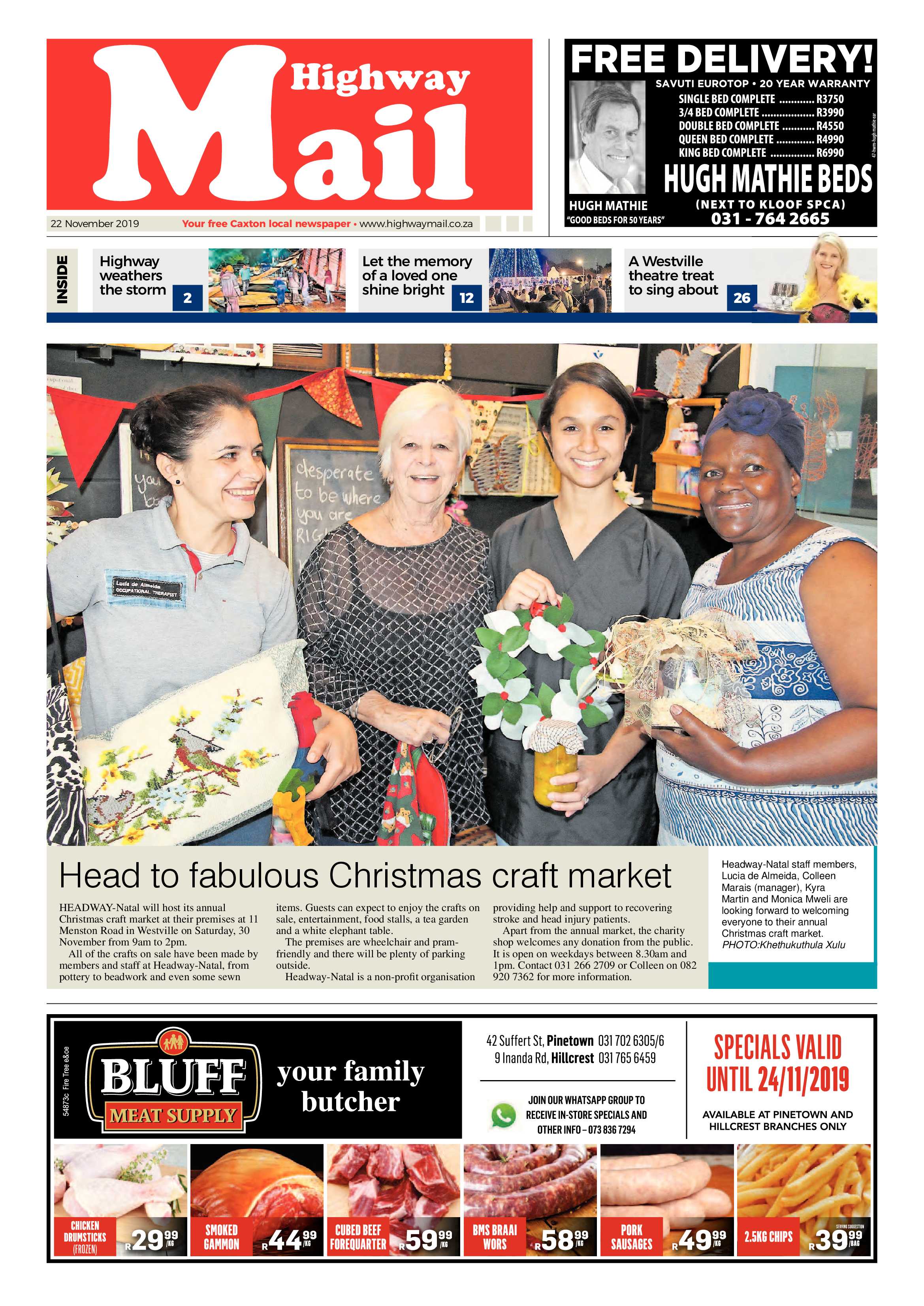 Highway Mail  22 November 2019 page 1