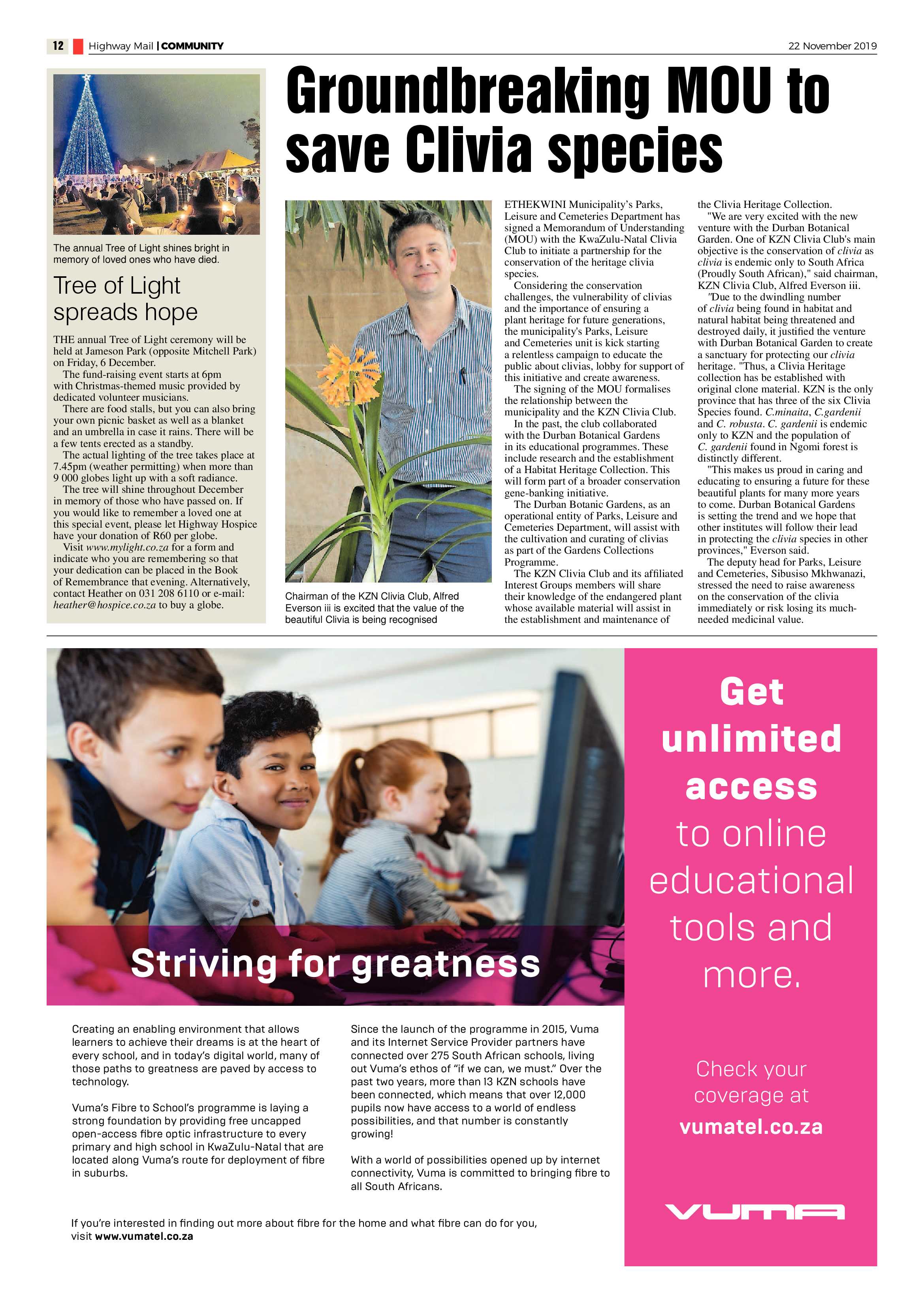 Highway Mail  22 November 2019 page 12