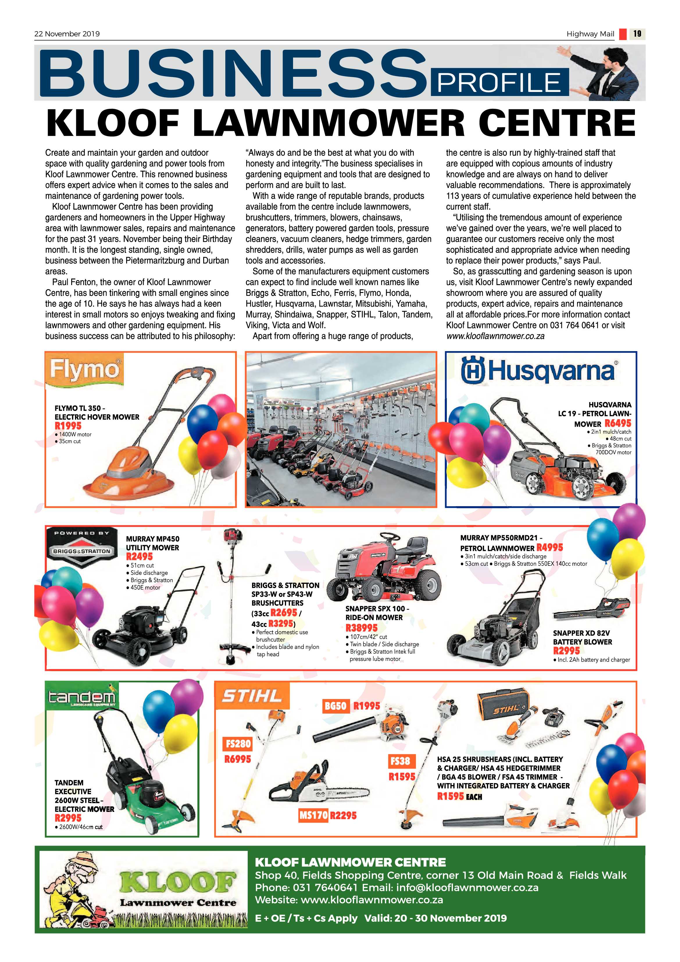 Highway Mail  22 November 2019 page 19