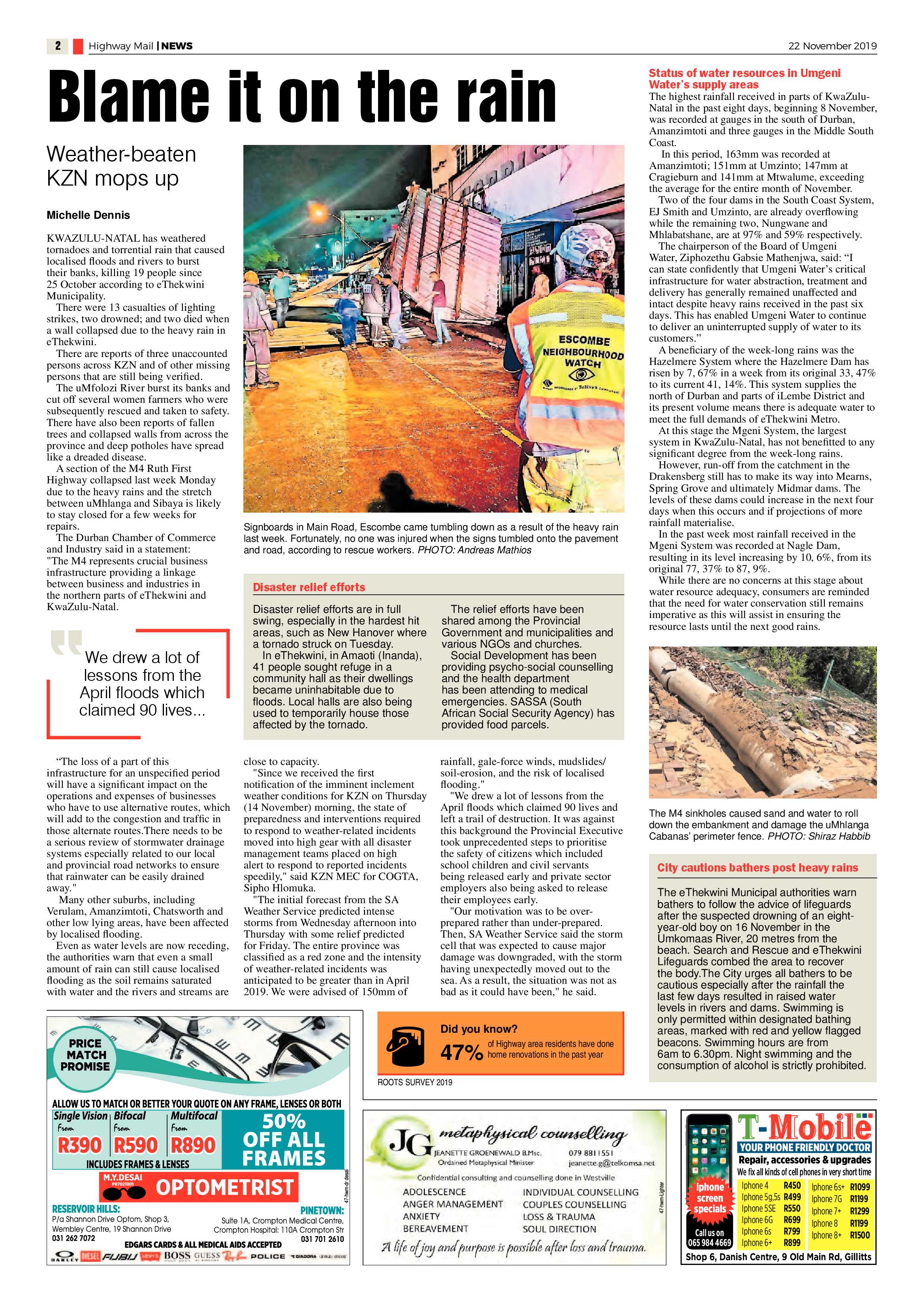 Highway Mail  22 November 2019 page 2
