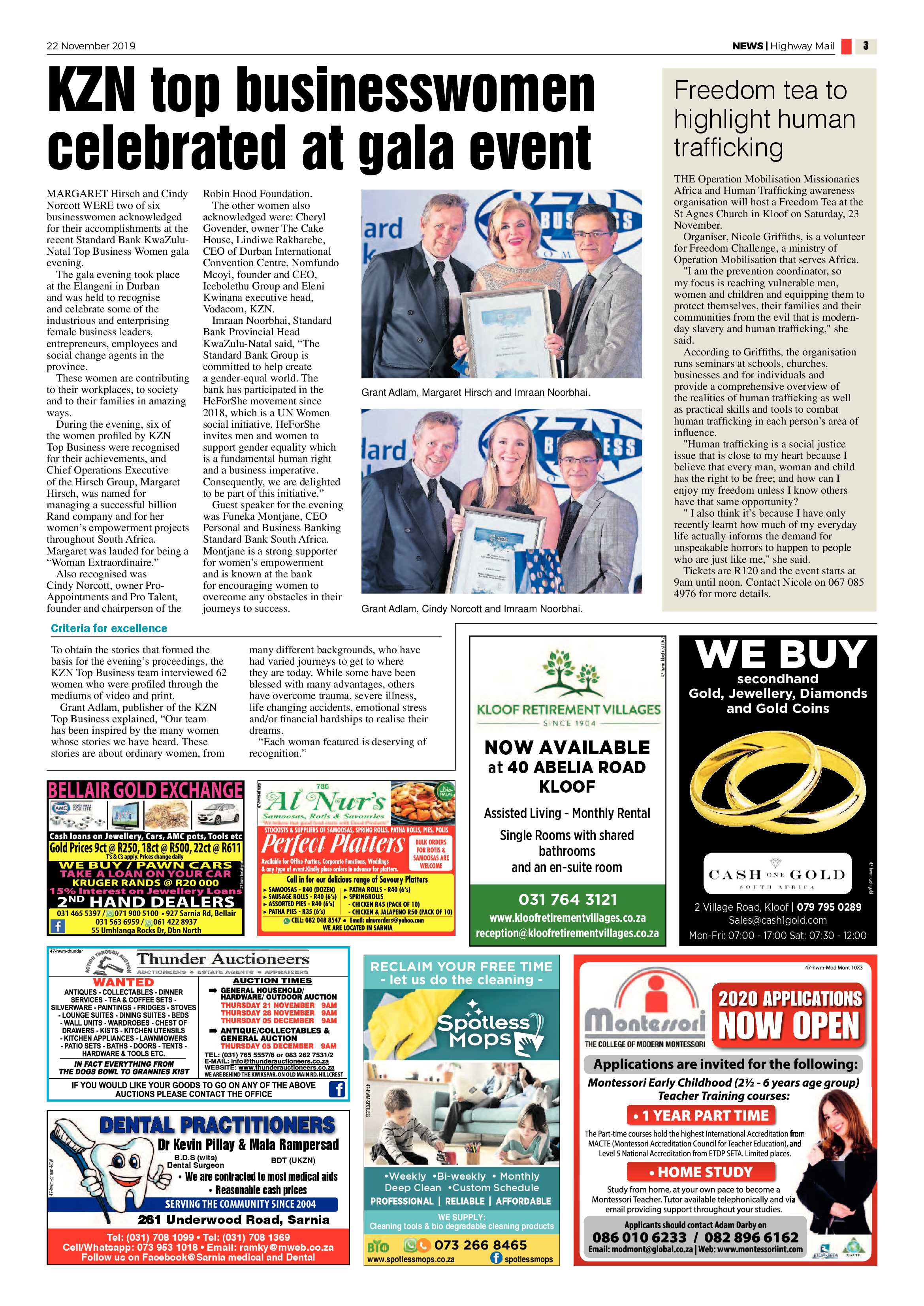 Highway Mail  22 November 2019 page 3