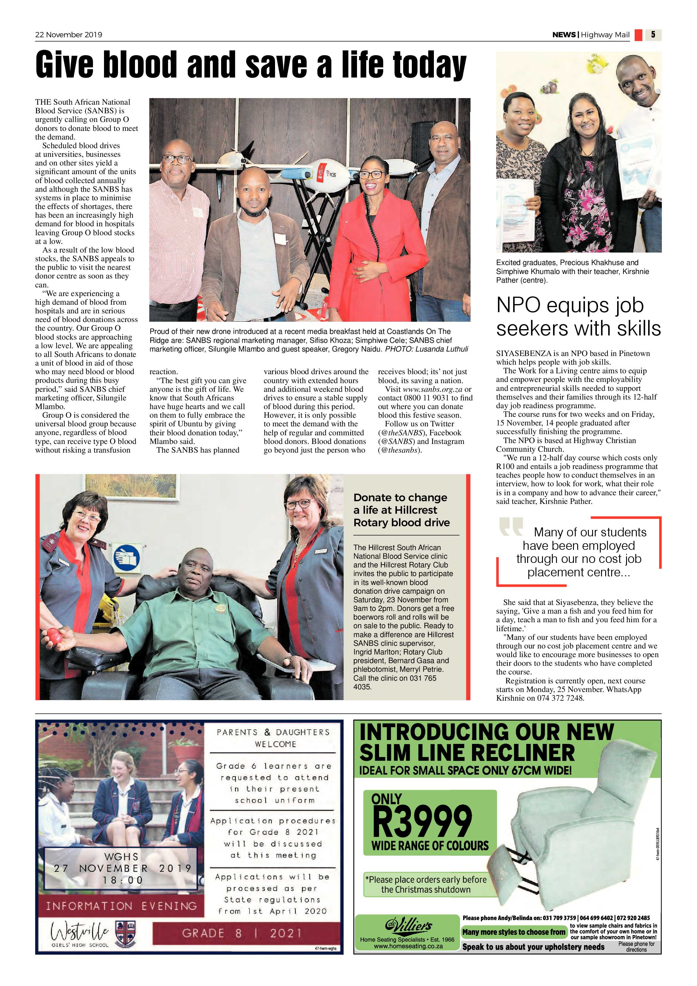 Highway Mail  22 November 2019 page 5