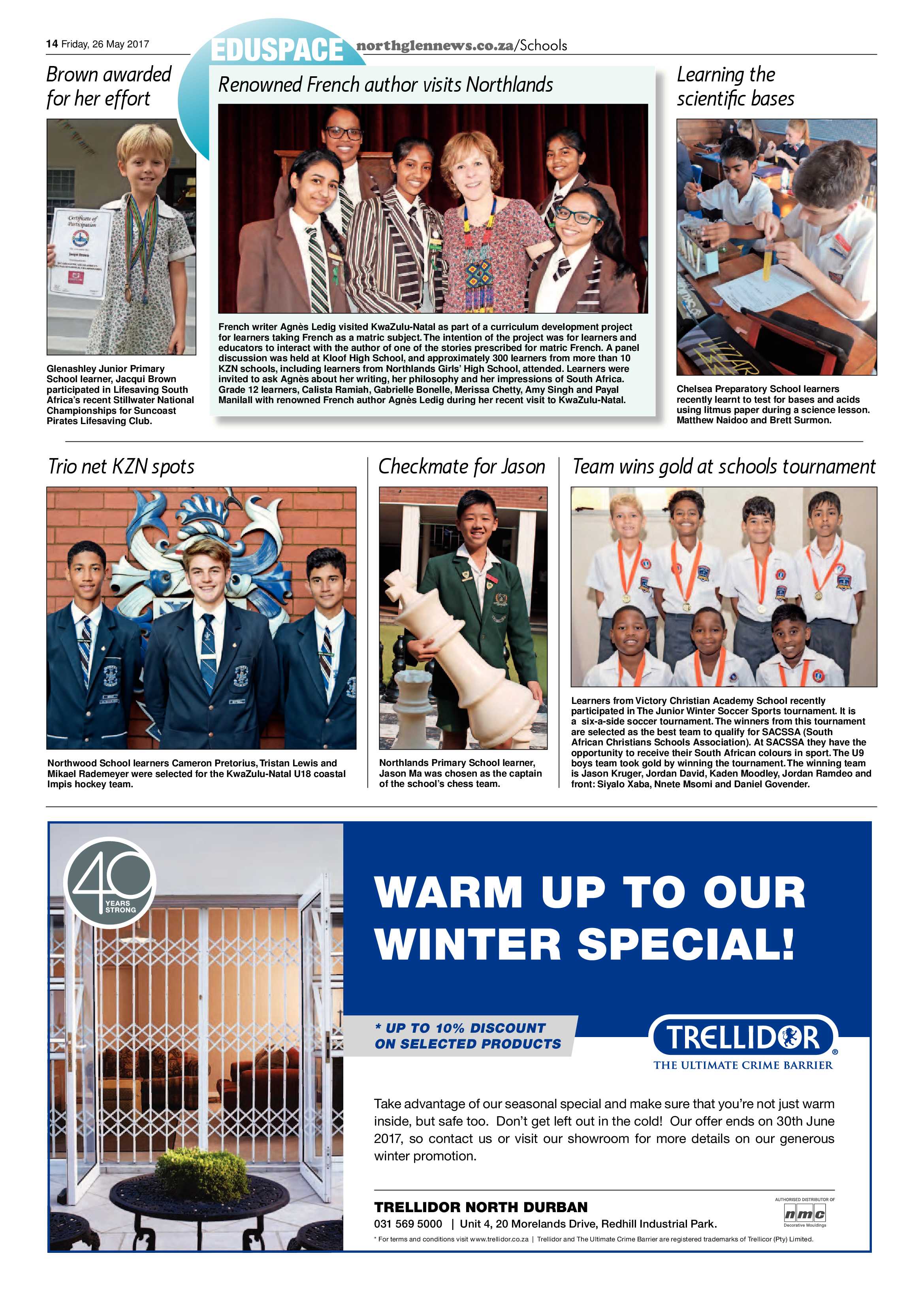 Northglen News 26 May 2017 page 14