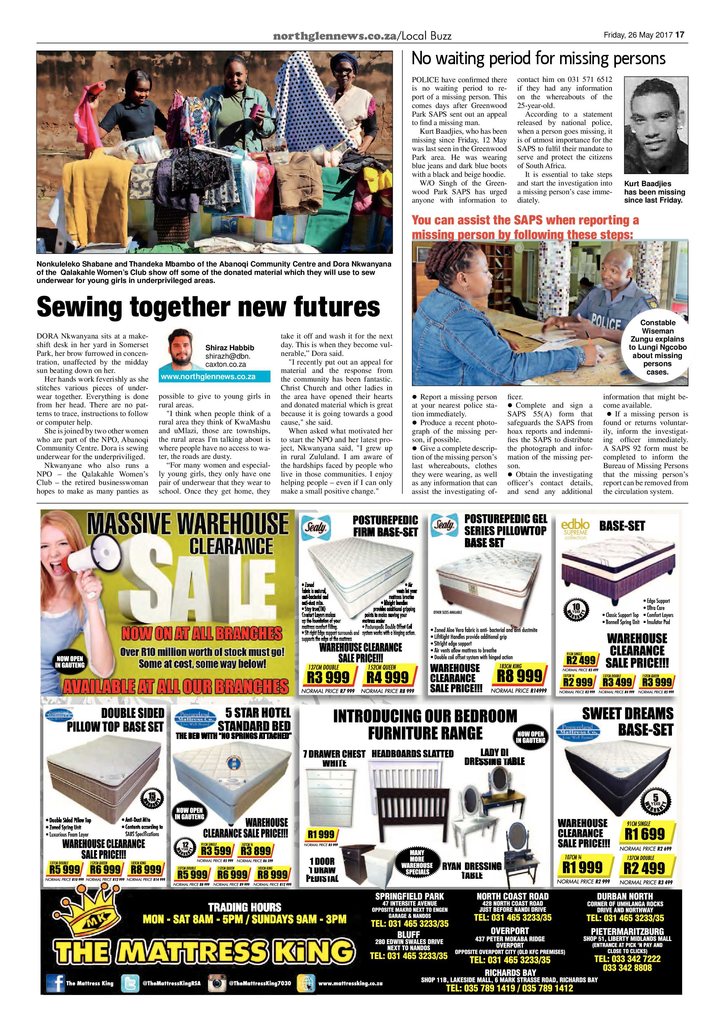 Northglen News 26 May 2017 page 17