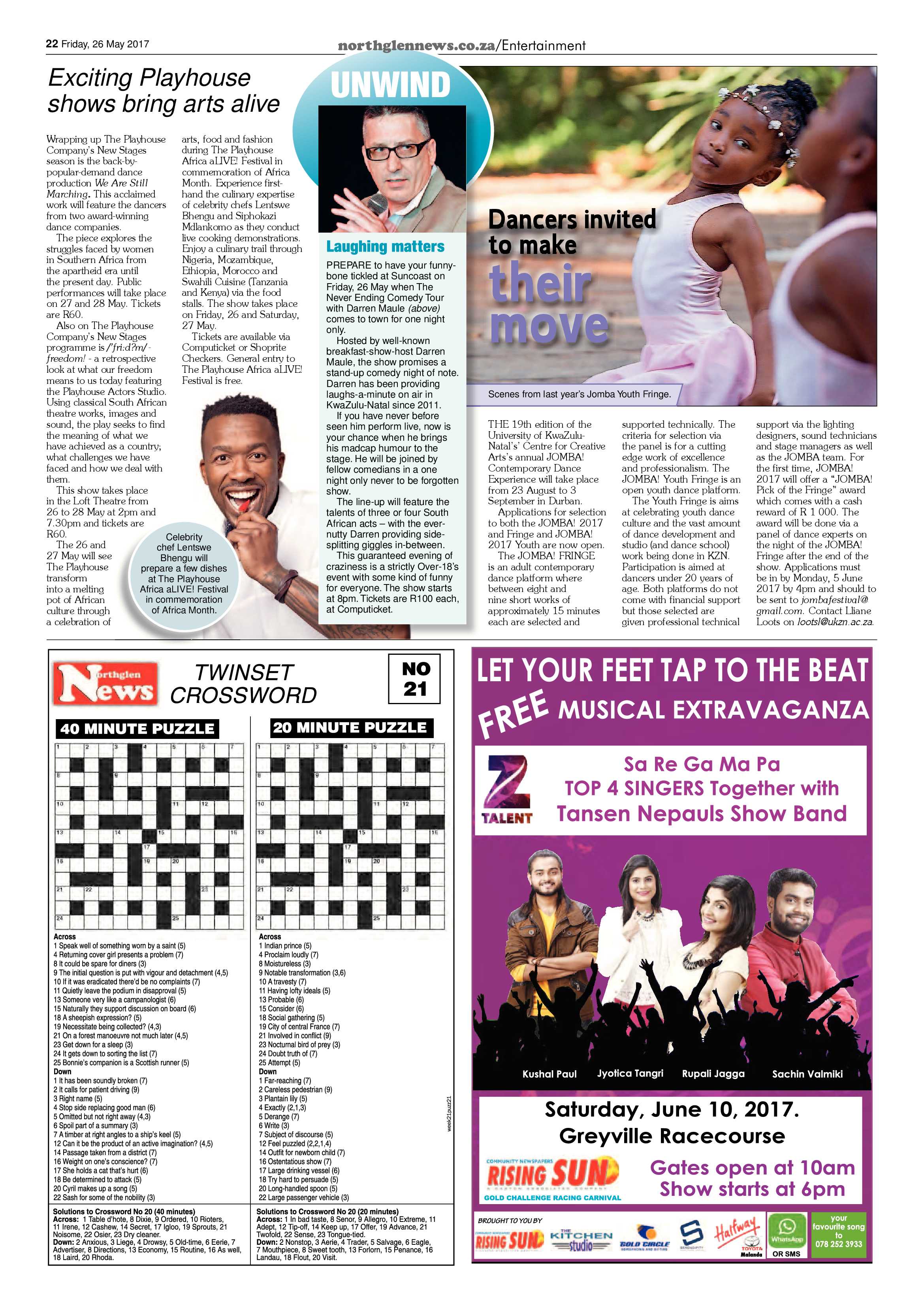 Northglen News 26 May 2017 page 22