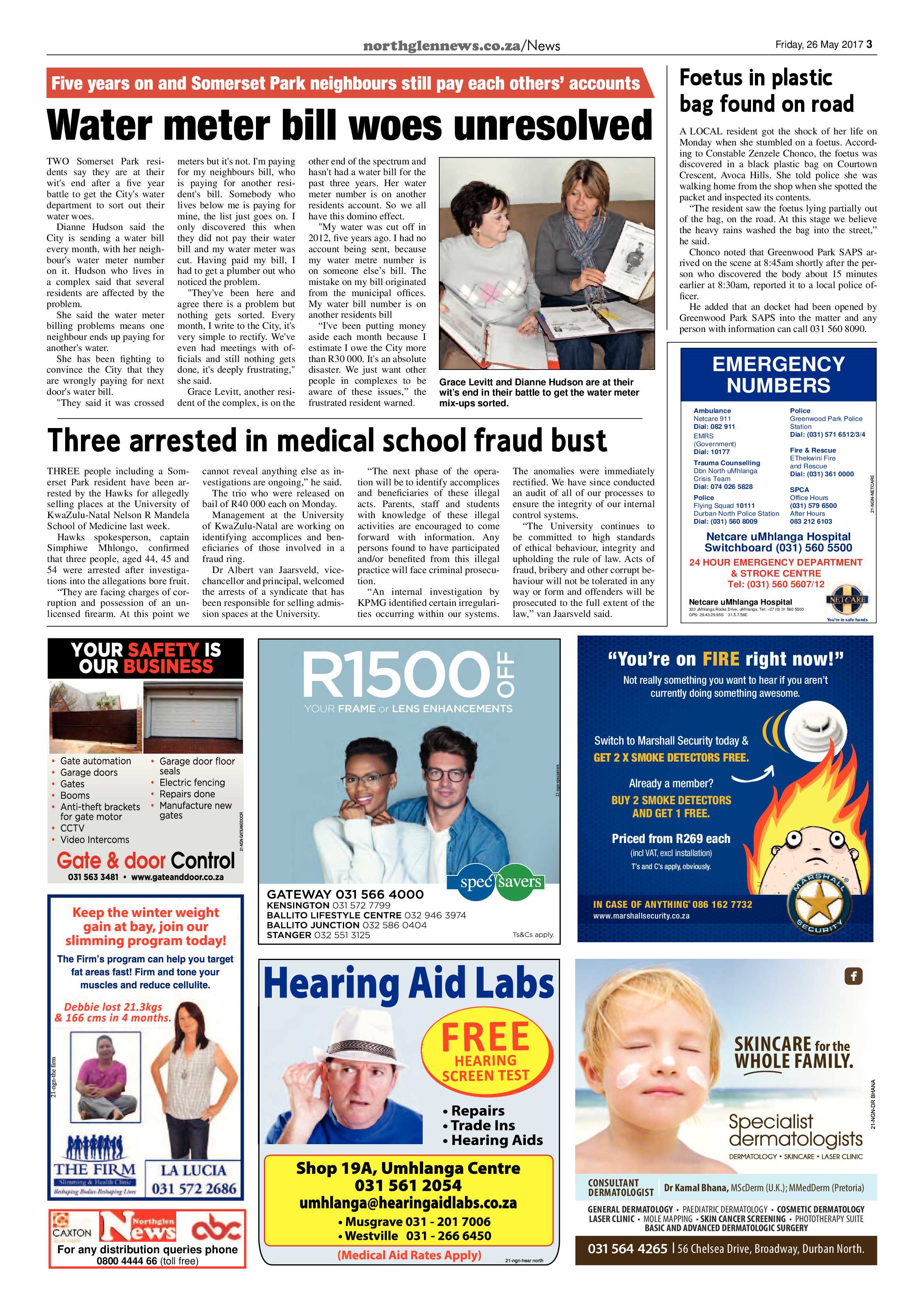 Northglen News 26 May 2017 page 3