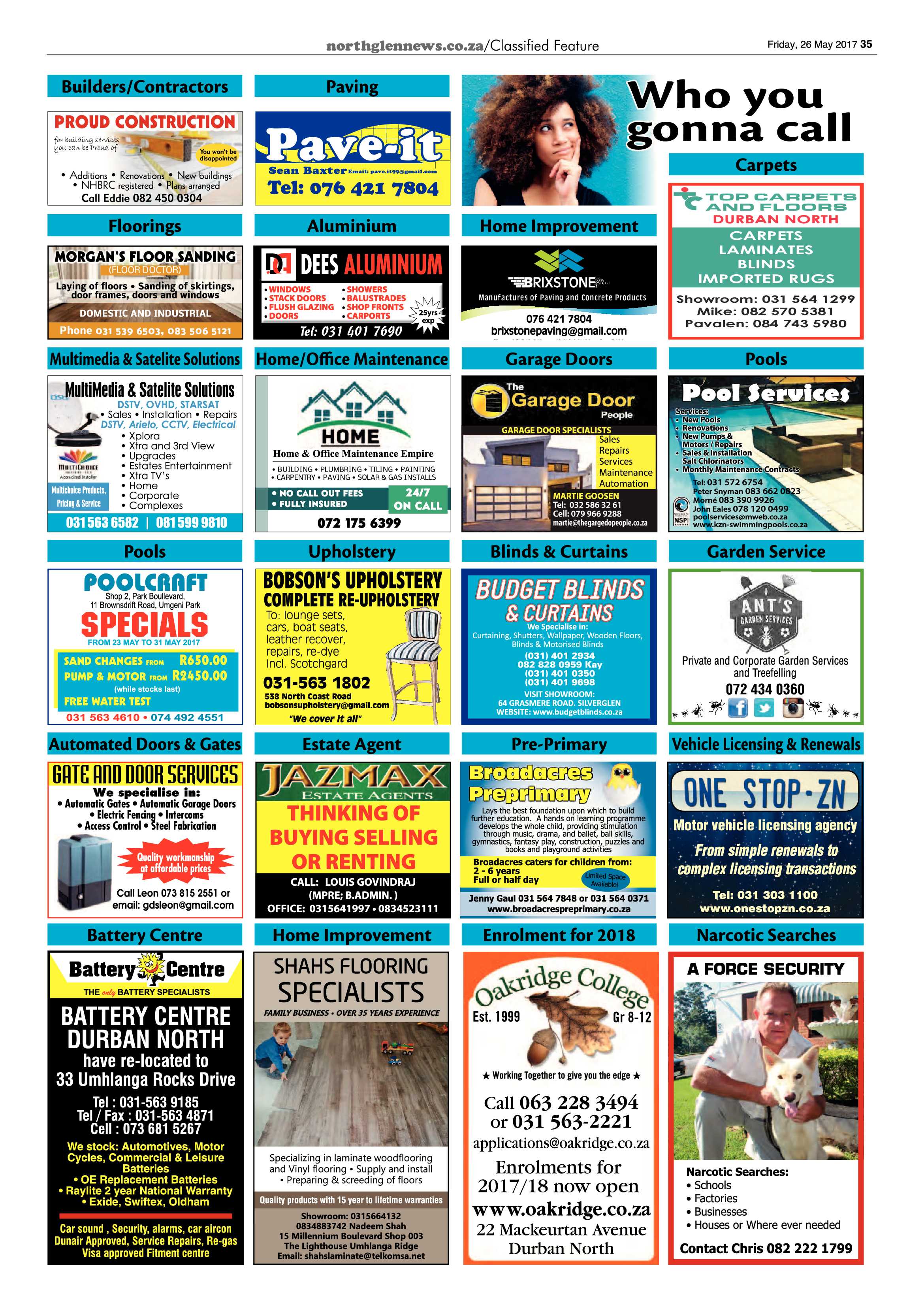Northglen News 26 May 2017 page 35