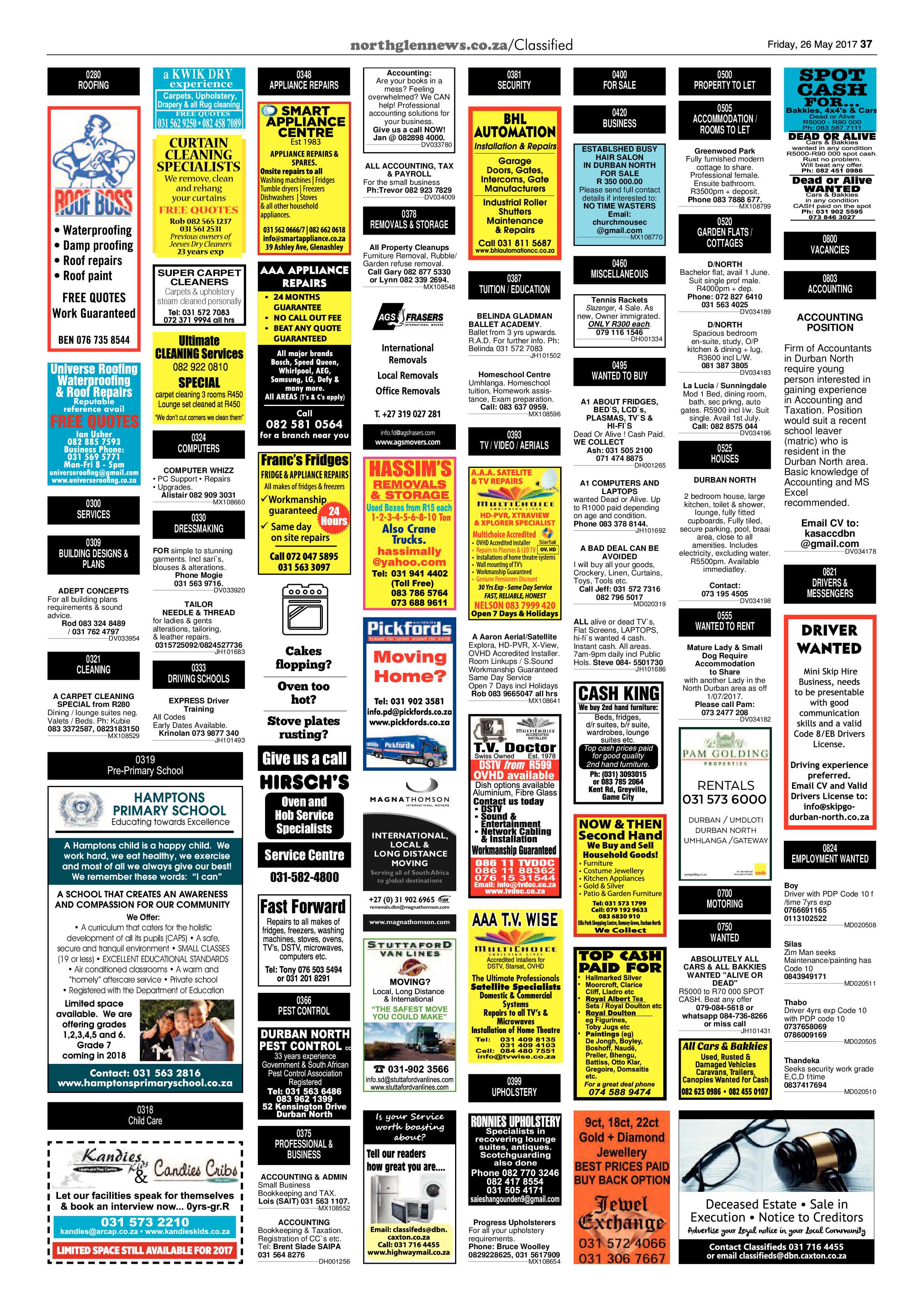 Northglen News 26 May 2017 page 37